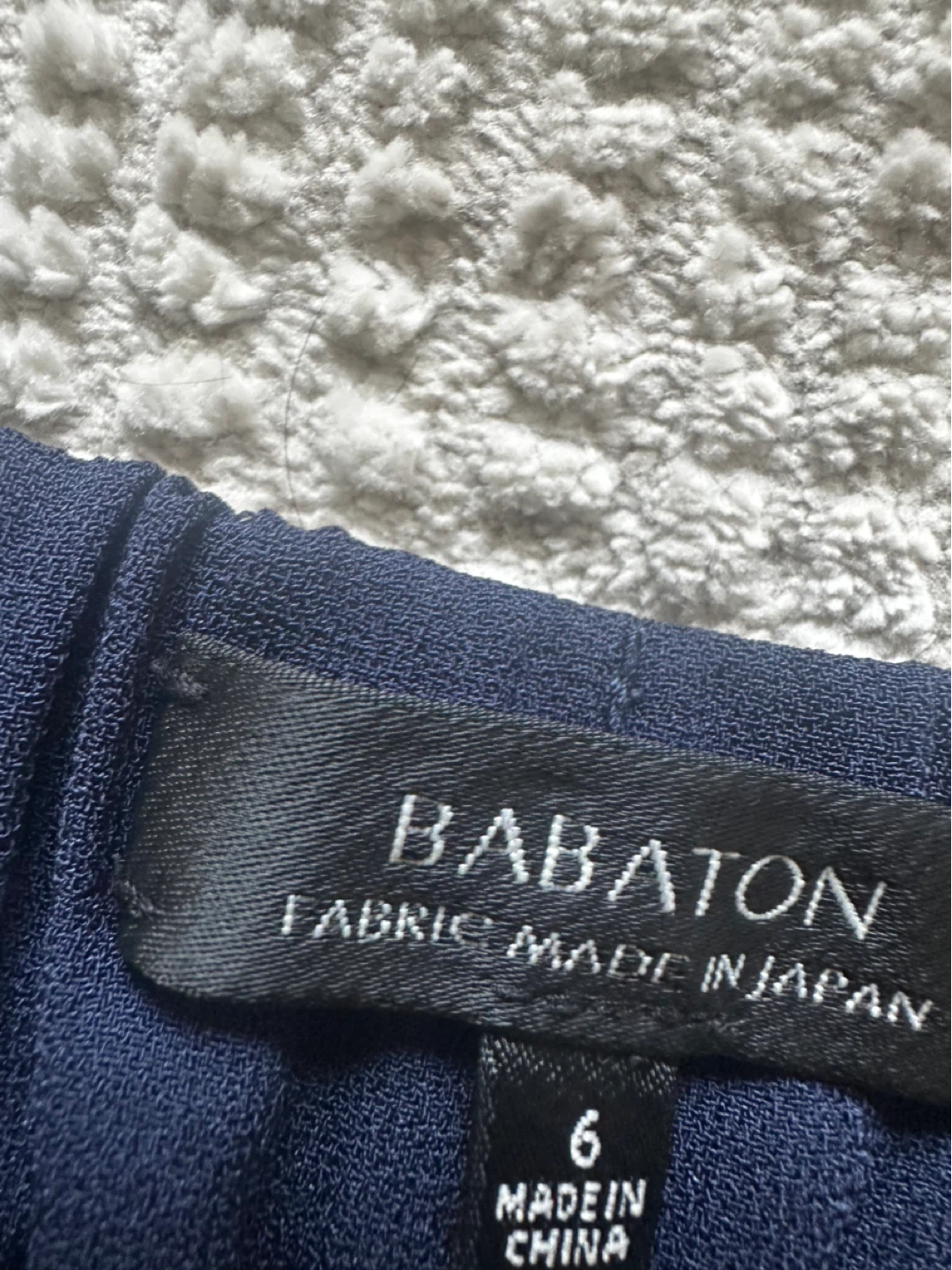 Babaton Navy Blue Trousers Size 6 - photo 2