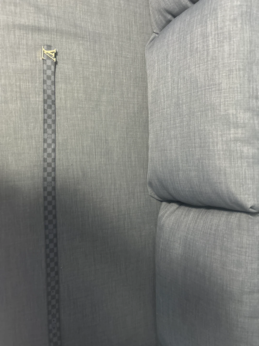 Real Louis Vuitton Damier Ebene Belt