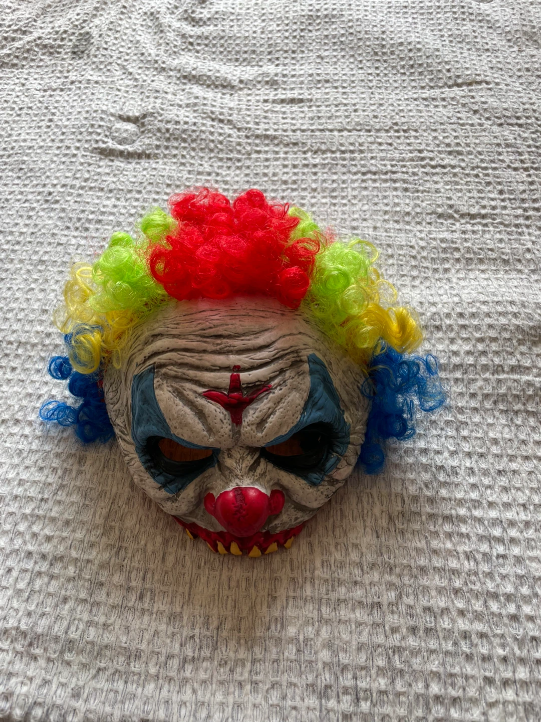 Scary Clown Mask with Wig