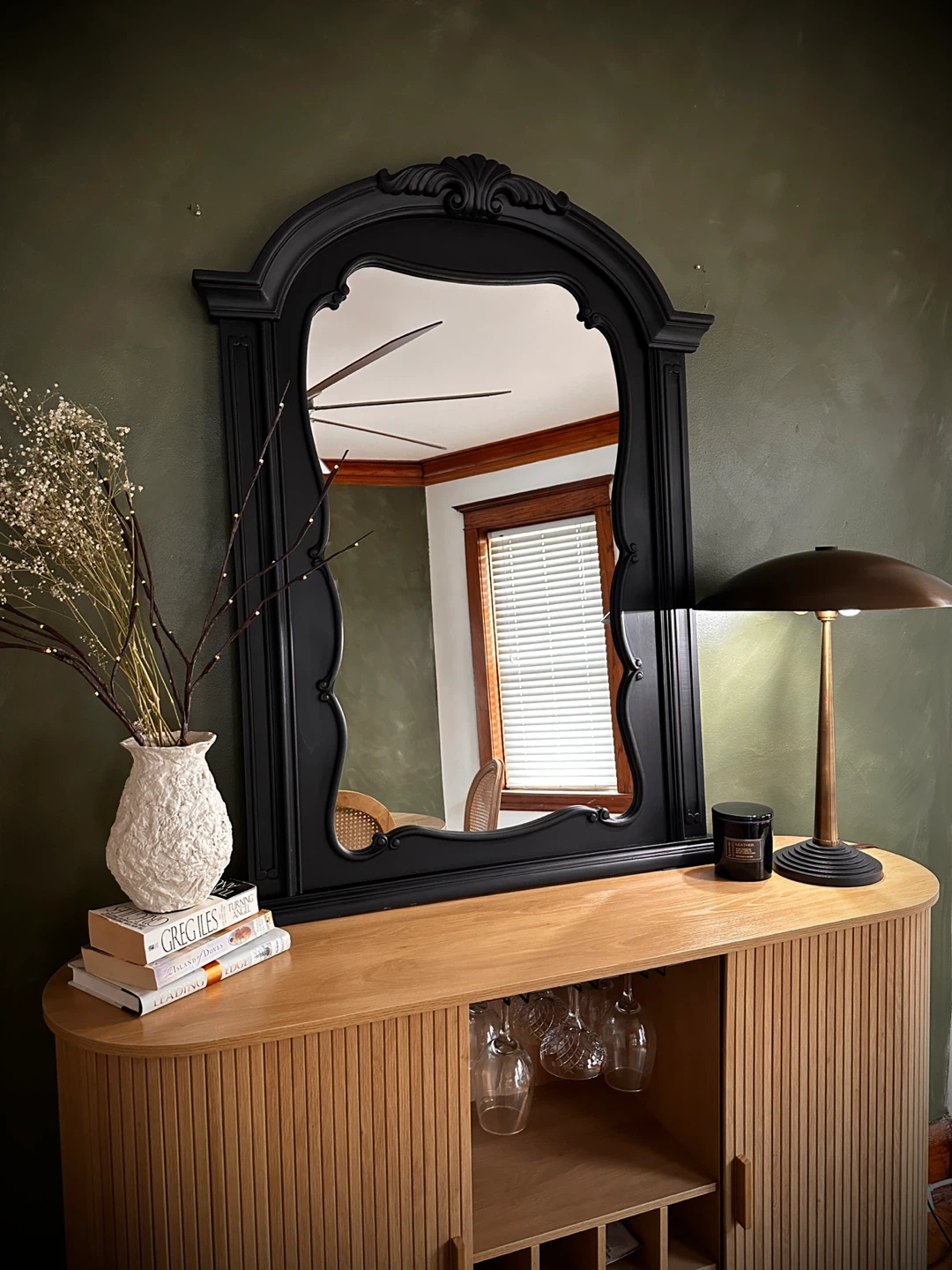 Vintage Archtop Mirror