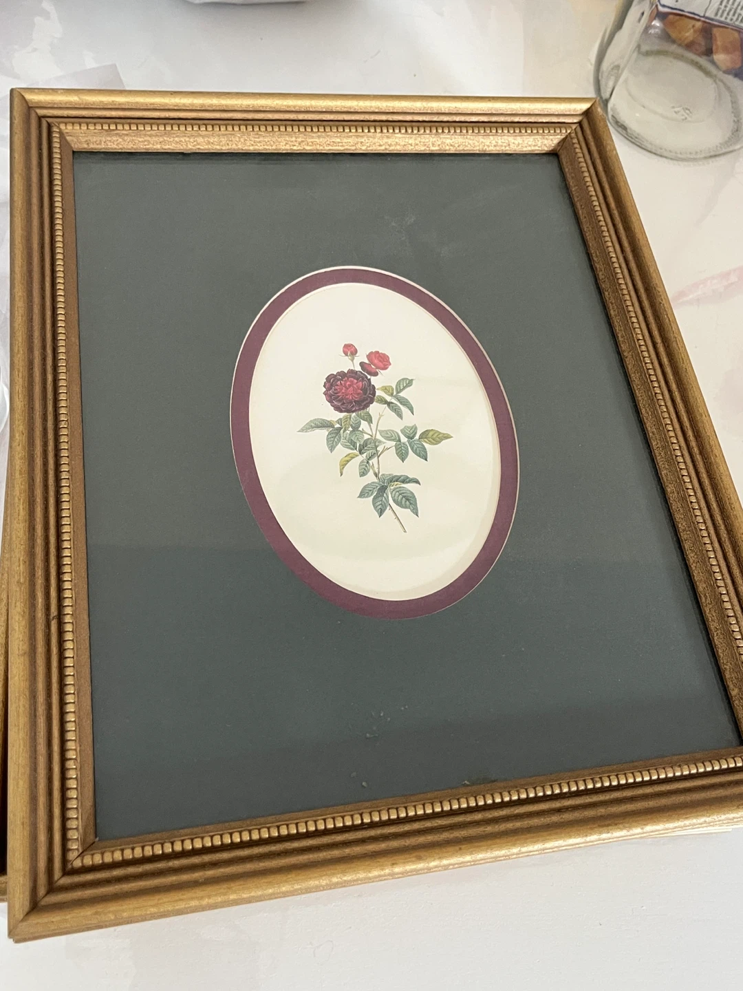 Set of 3 Gold Tone Framed Botanical Prints - photo 4
