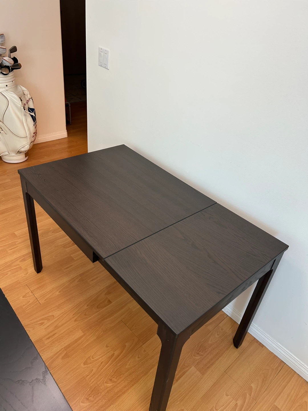 Dark Brown Extendable Dining Table - photo 3