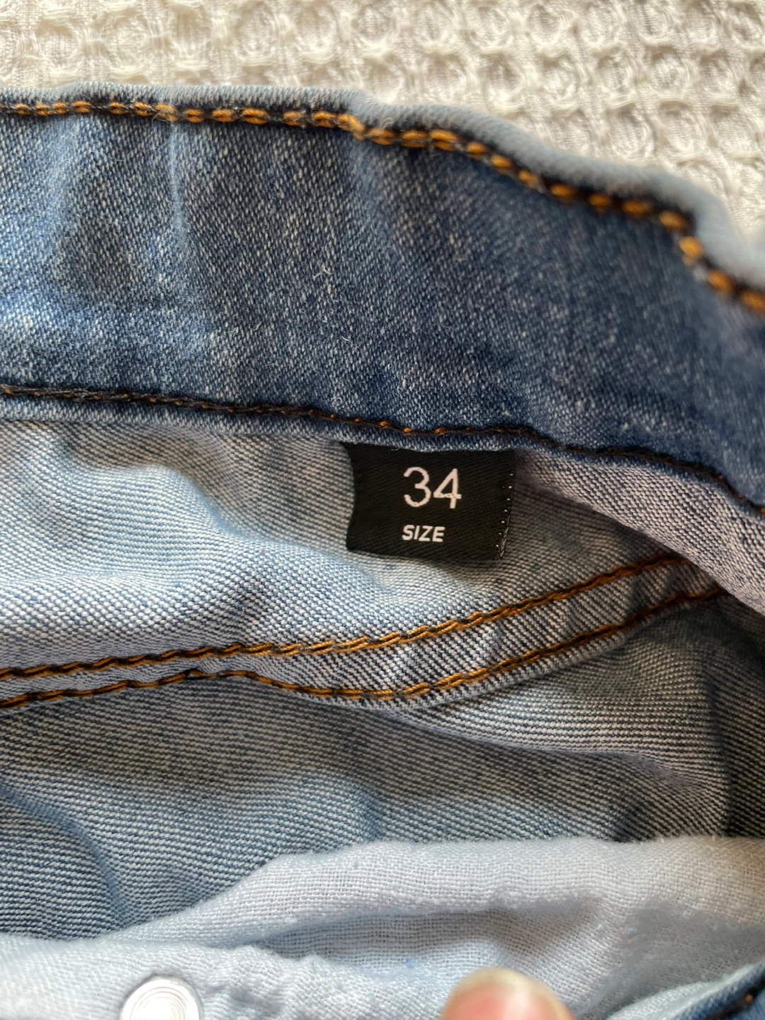 Levi's Blue Denim Jeans - Size 34 - photo 2