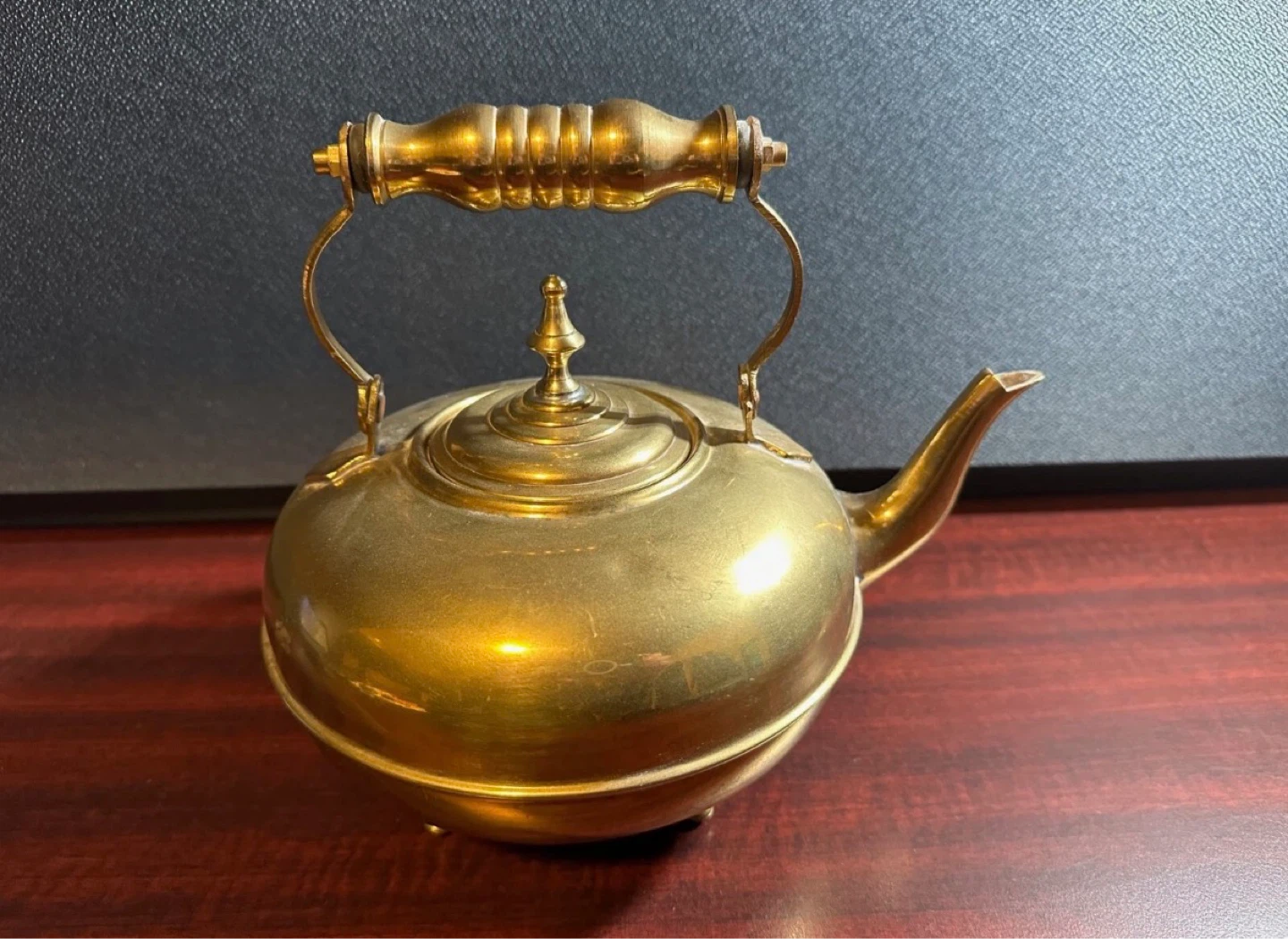Vintage Brass Teapot Kettle