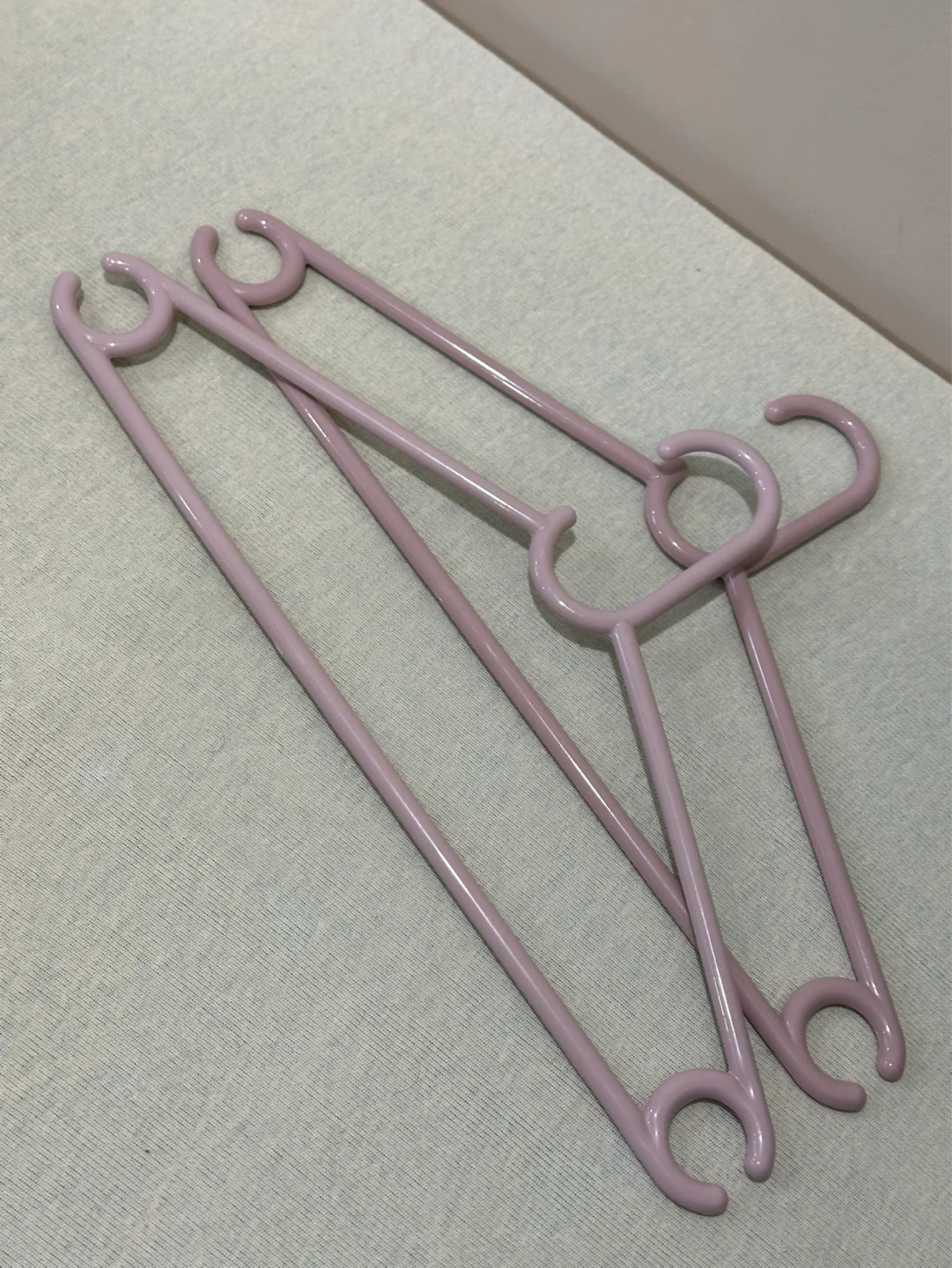 Set of 8 Plastic Hangers - Blue & Pink - photo 3