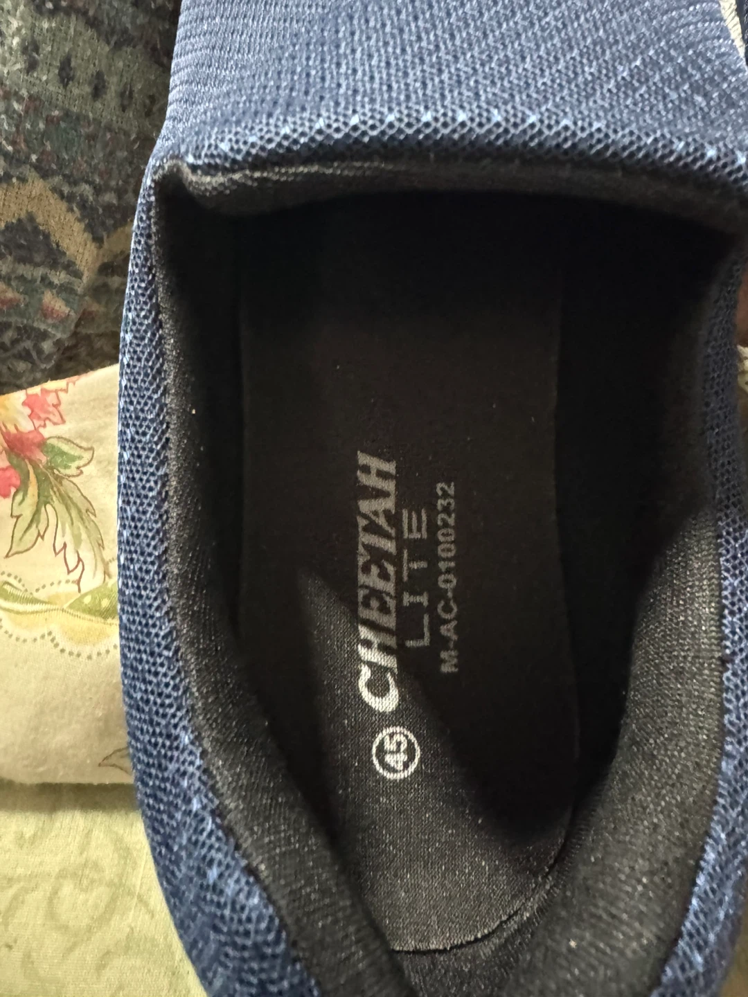 Cheetah Lite Blue Slip-On Shoes Size 45 - photo 2
