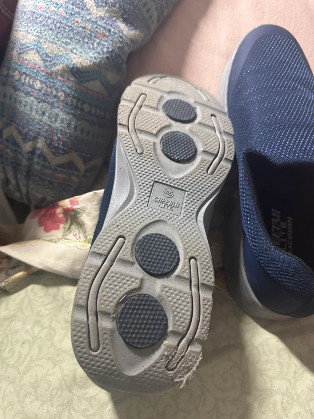 Cheetah Lite Blue Slip-On Shoes Size 45 - photo 4