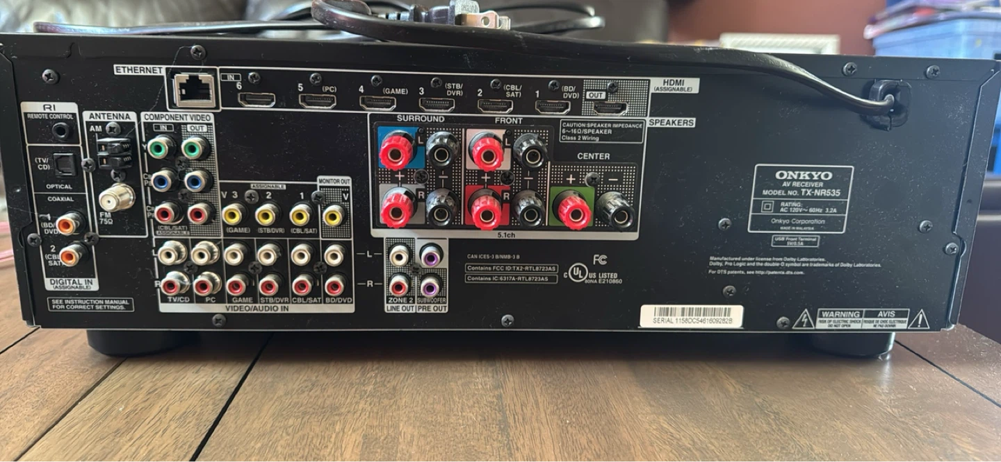 Onkyo TX-NR535 AV Receiver - photo 3