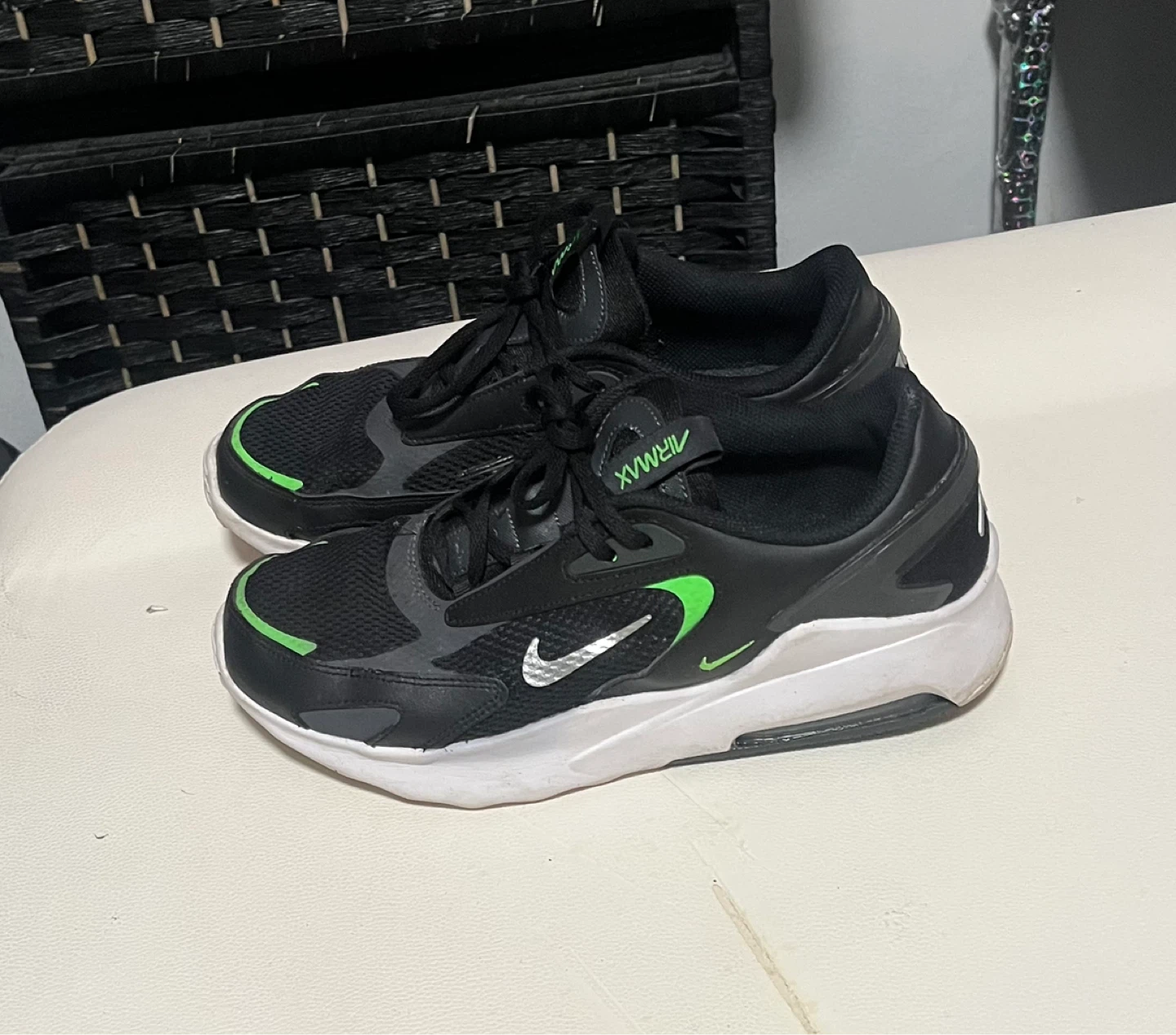 Nike Air Max 200 Black Green Shoes size 7 men