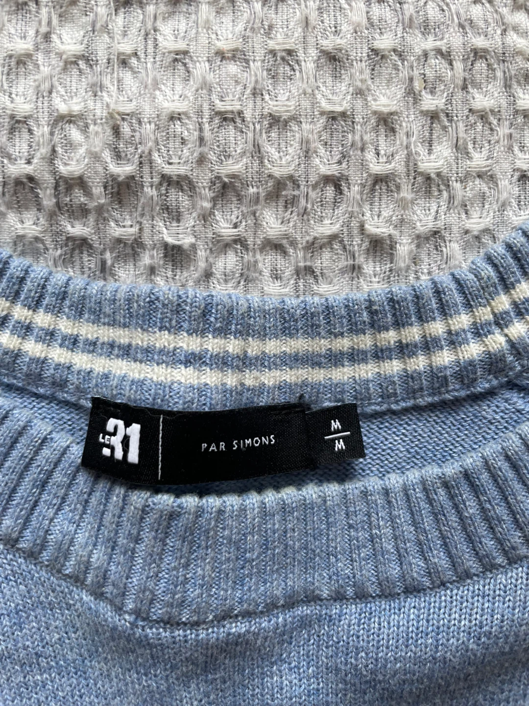PARIS 31 Men's Size M Light Blue Sweater - photo 2