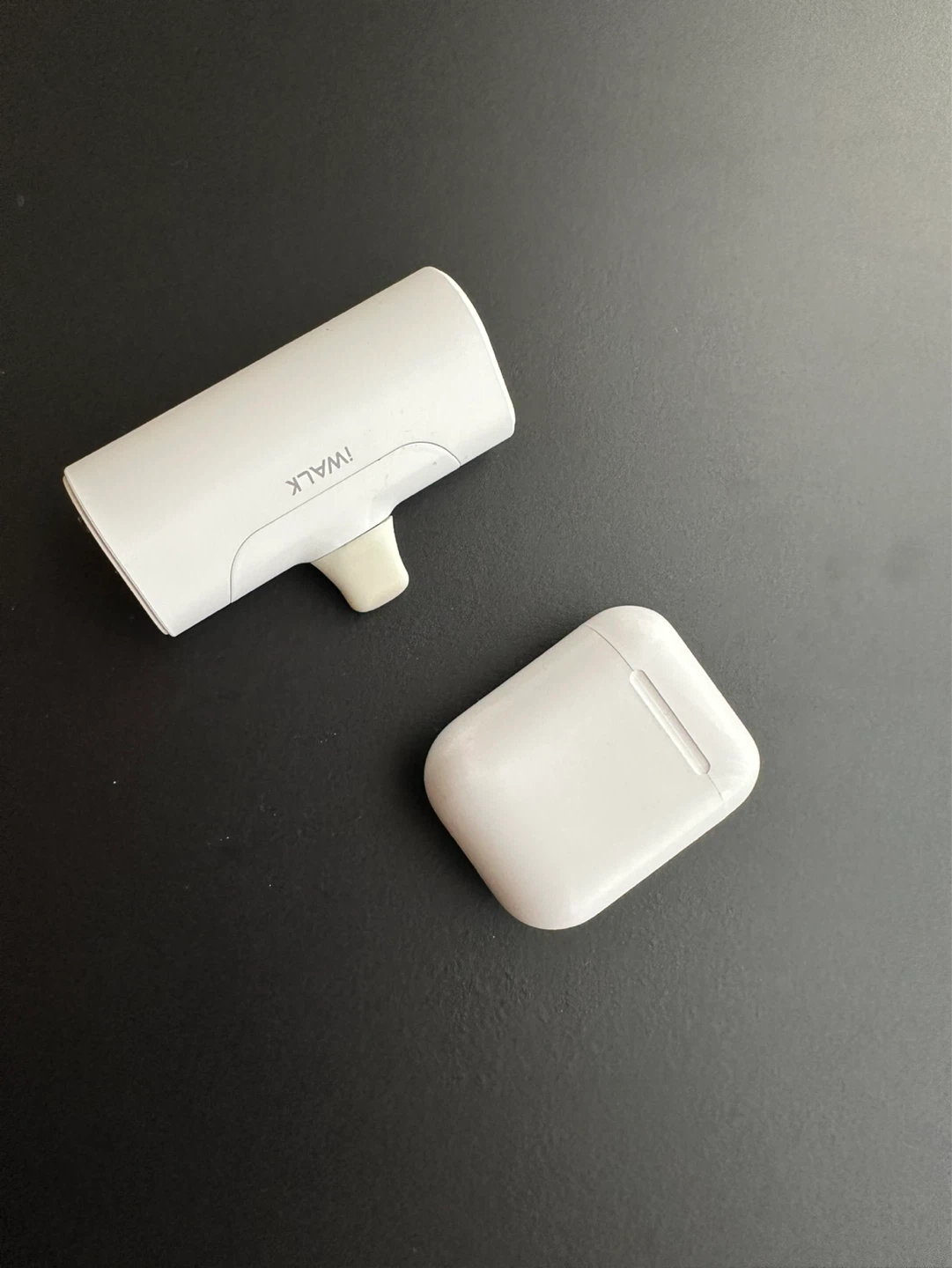 Portable Charger and headphones look like AirPods