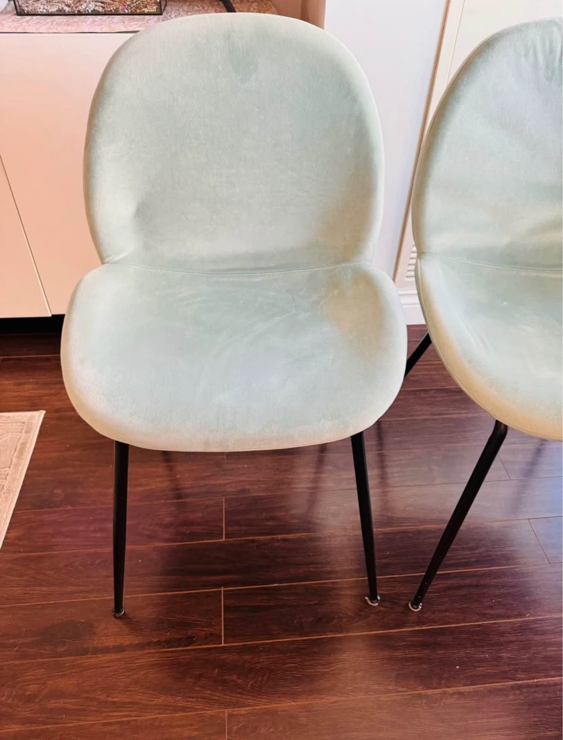 4 mint chairs l $220 for all ! reg $250 ea one Cornerstone