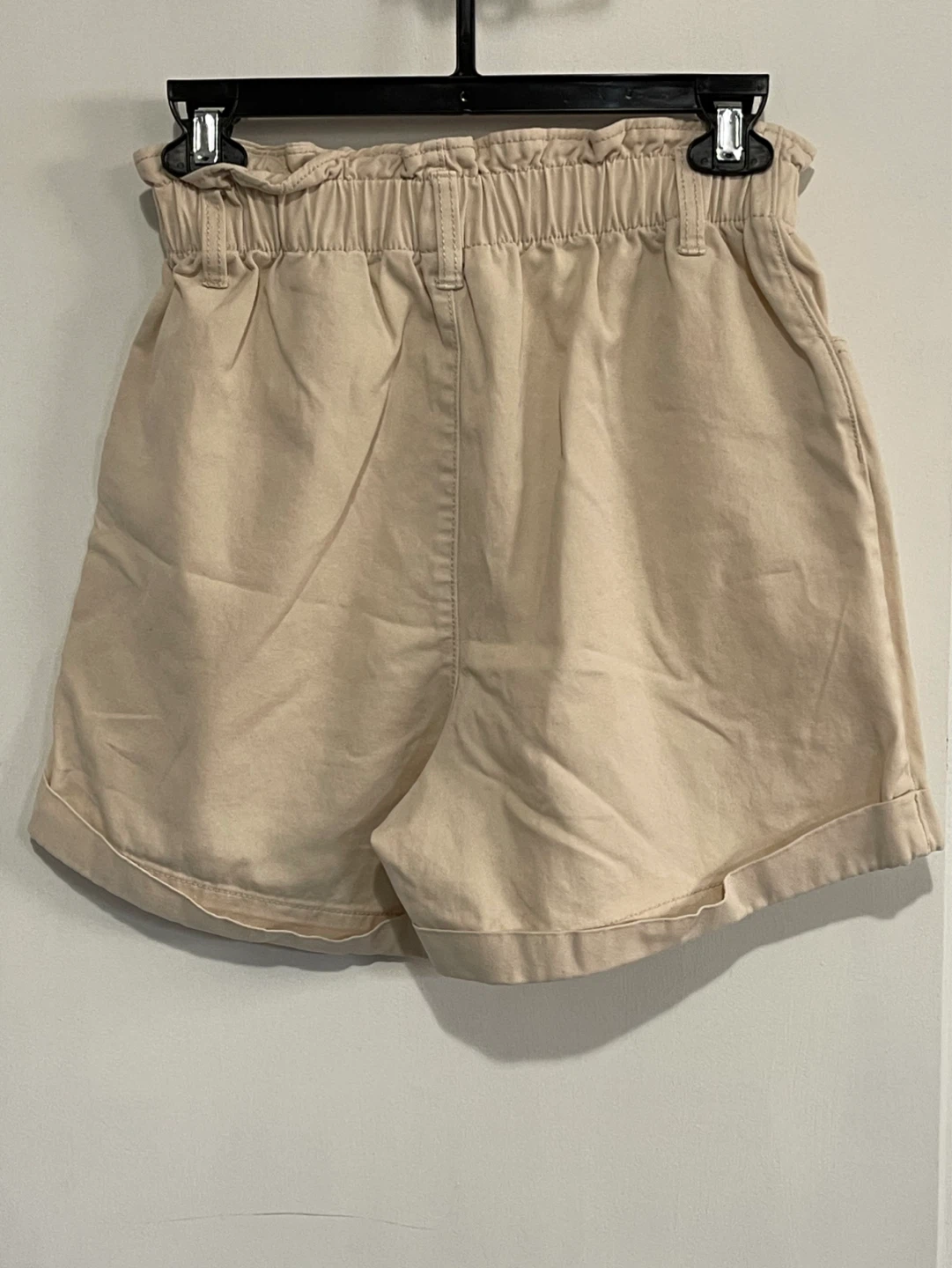 H&M Paperbag Waist Shorts - Beige - XS - photo 2