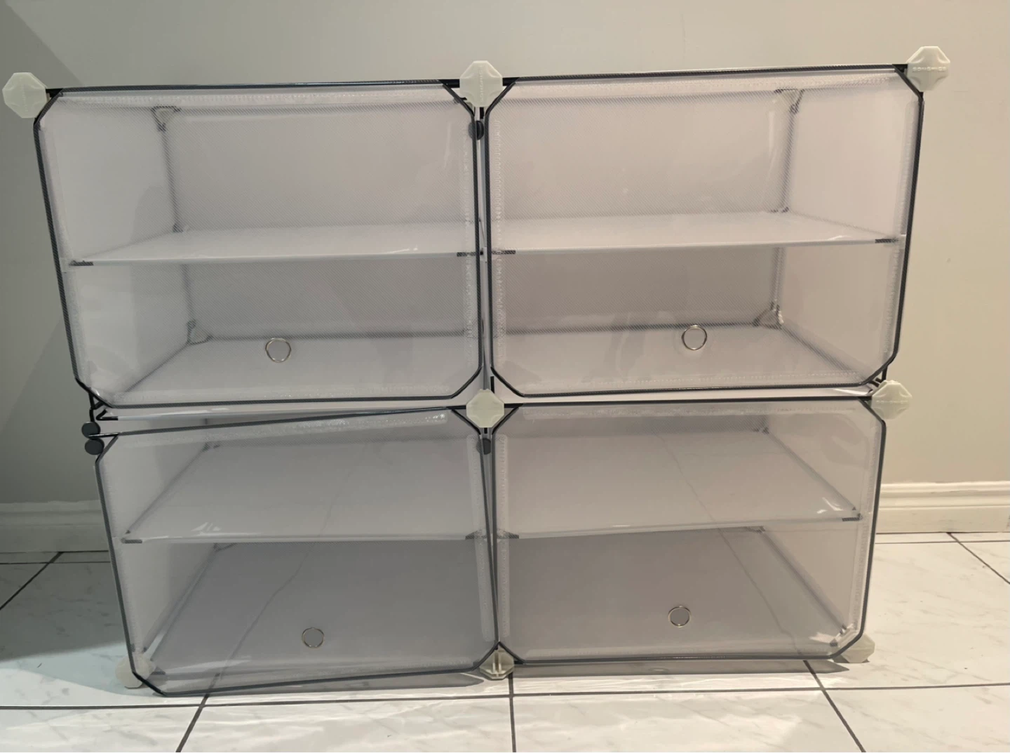 4-Cube Storage Organizer Unit