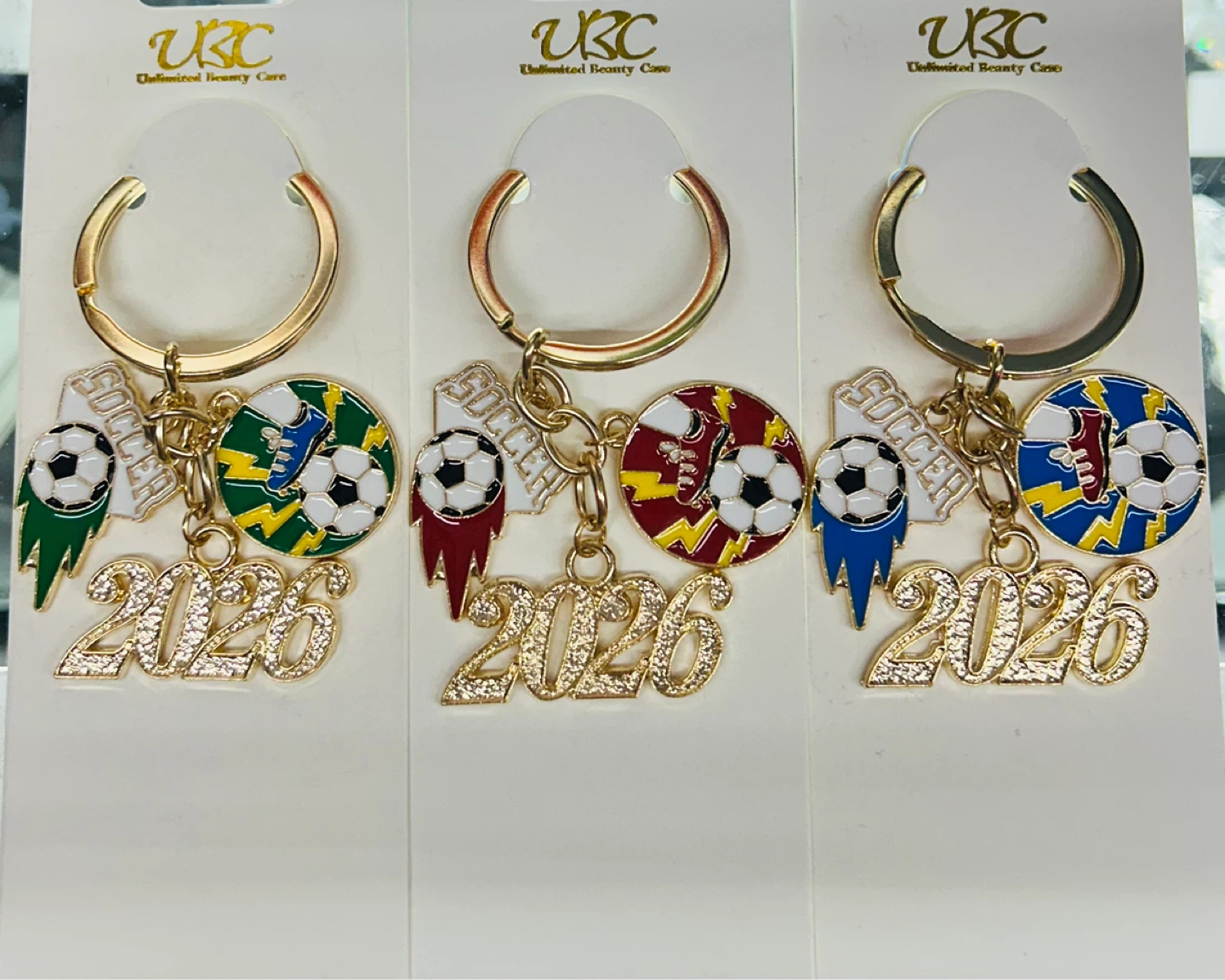 FIFA 2026 Soccer Llaveros 3 Estilos Edición Limitada - photo 2