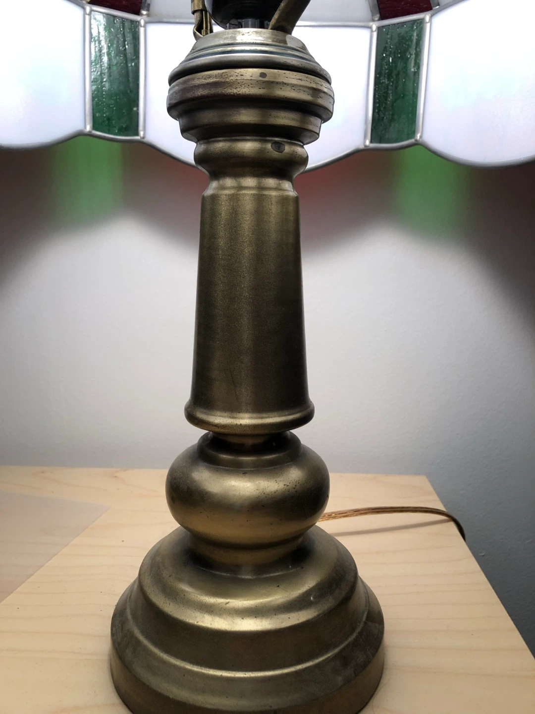 Coca-Cola Stained Glass Table Lamp - photo 2
