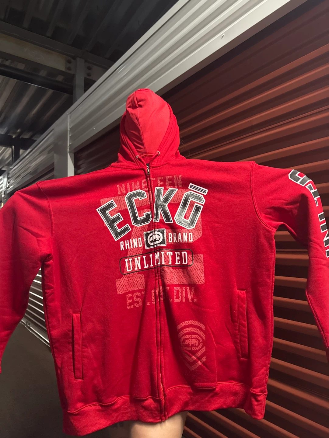 ECKO UNLIMITED Red Zip-Up Hoodie
