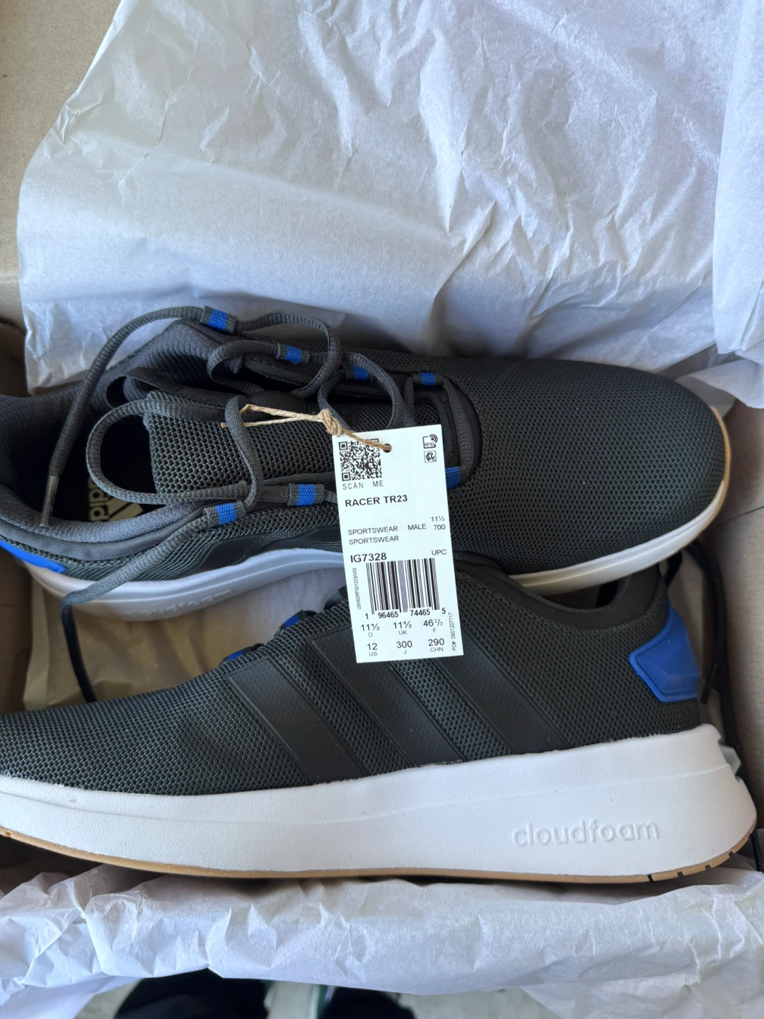 Adidas Racer TR23 Cloudfoam Men's Running Shoes US Size 12 - photo 2