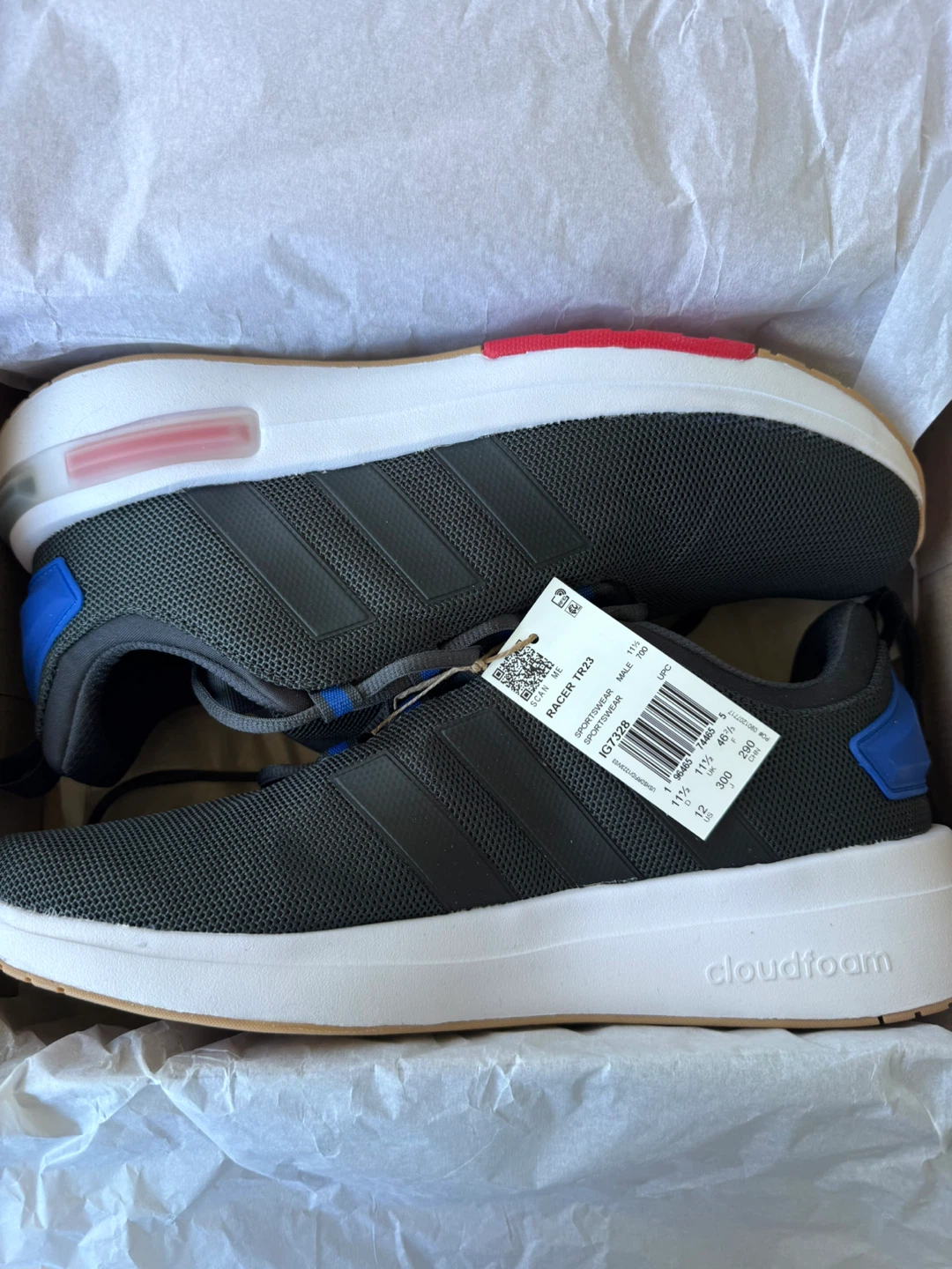 Adidas Racer TR23 Cloudfoam Men's Running Shoes US Size 12 - photo 3