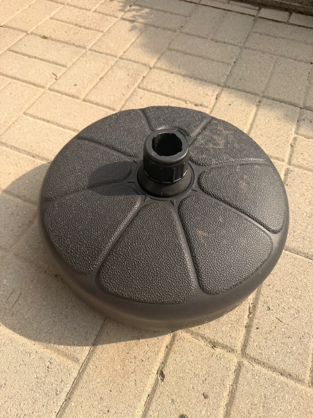 Black Umbrella Base Stand like new