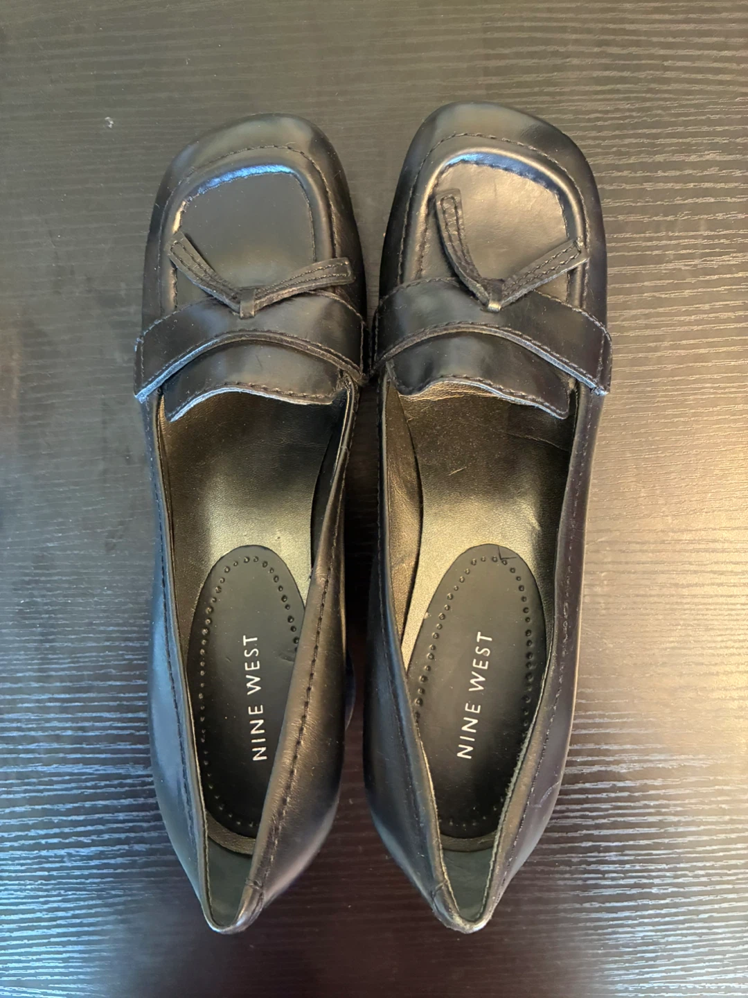 Nine West Black Loafer Shoes