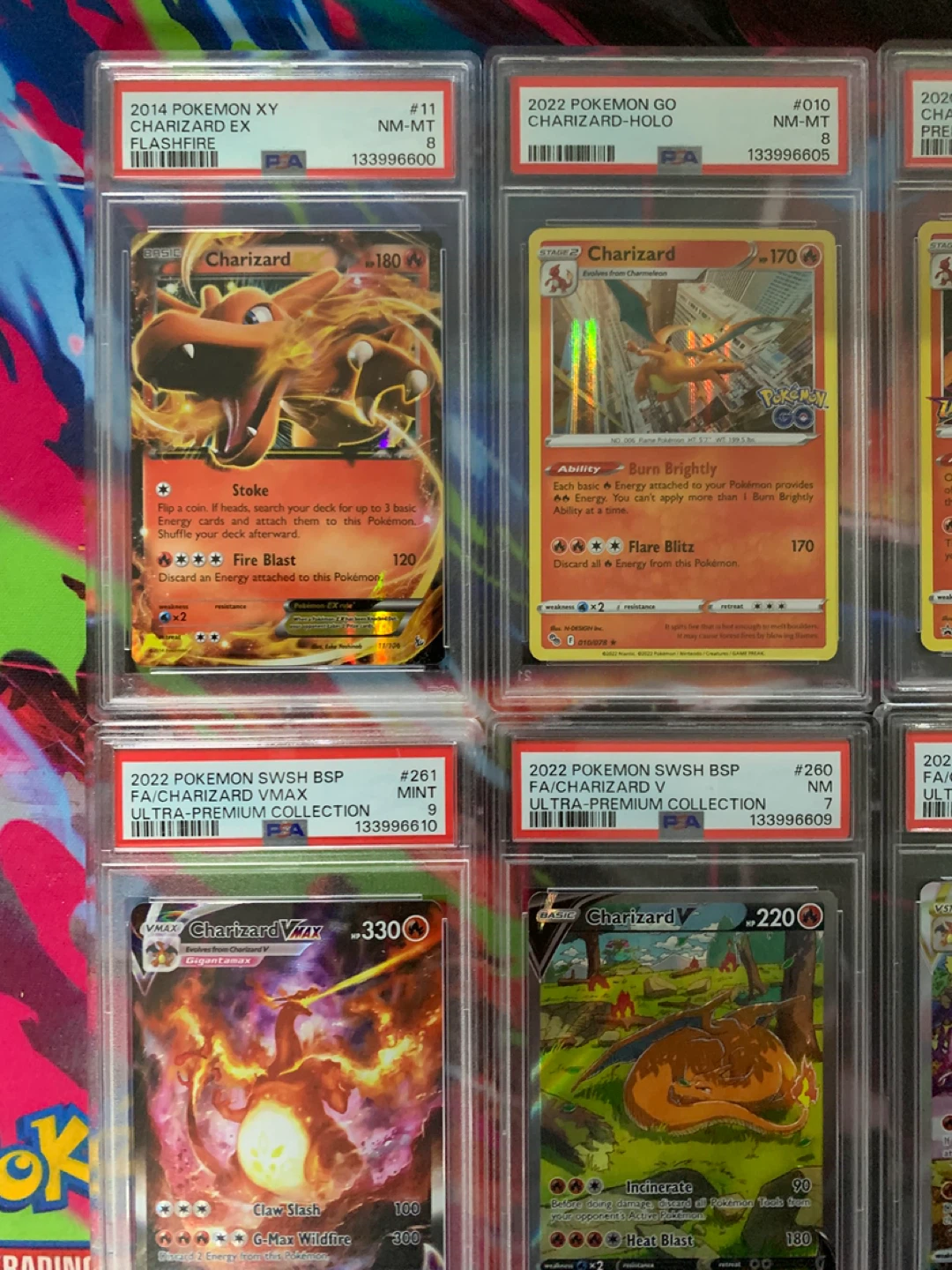 Charizard PSA Slab LOT for SALE!! - photo 2