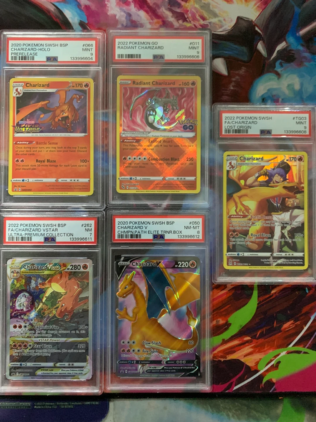 Charizard PSA Slab LOT for SALE!! - photo 3