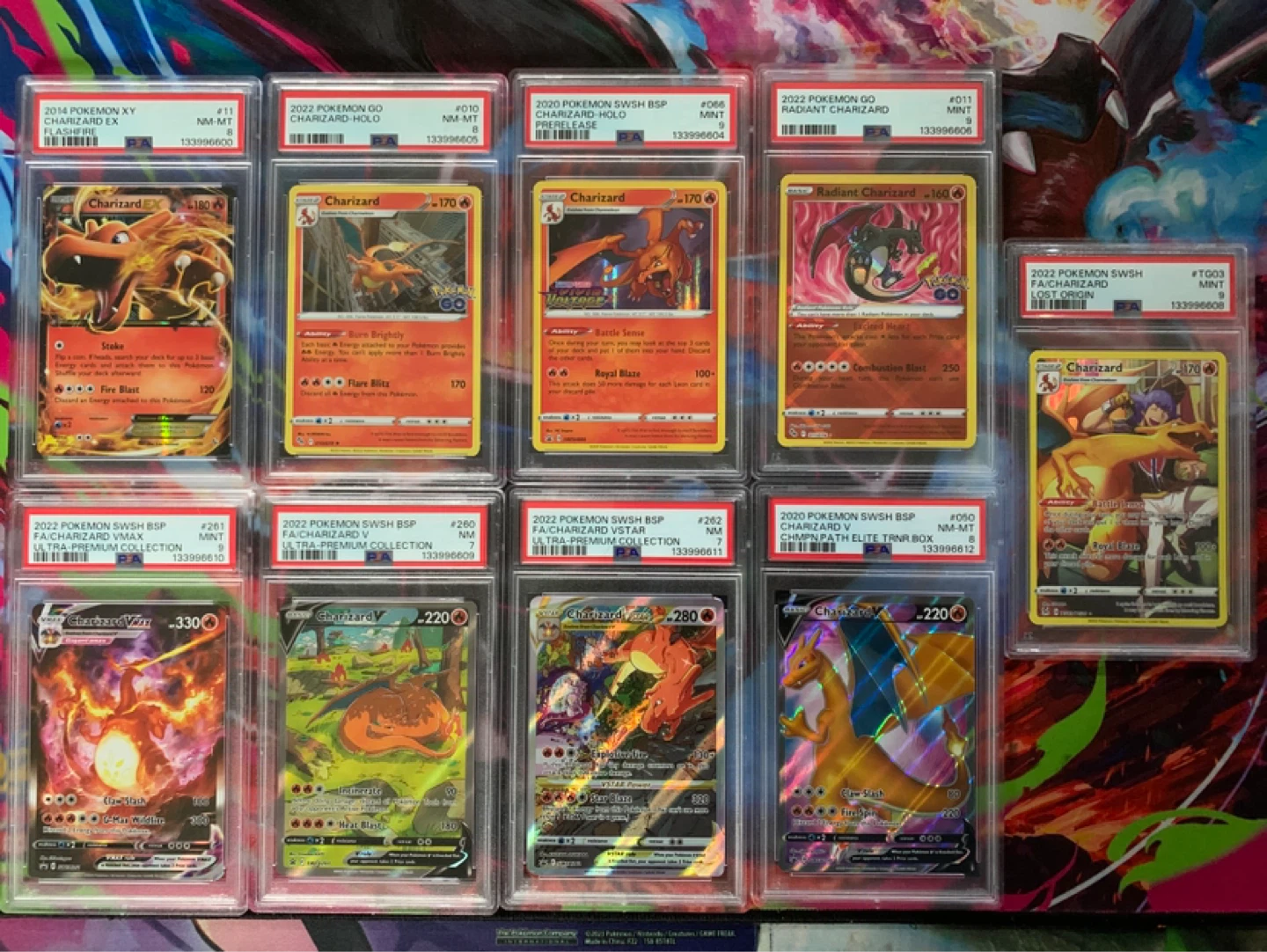Charizard PSA Slab LOT for SALE!!