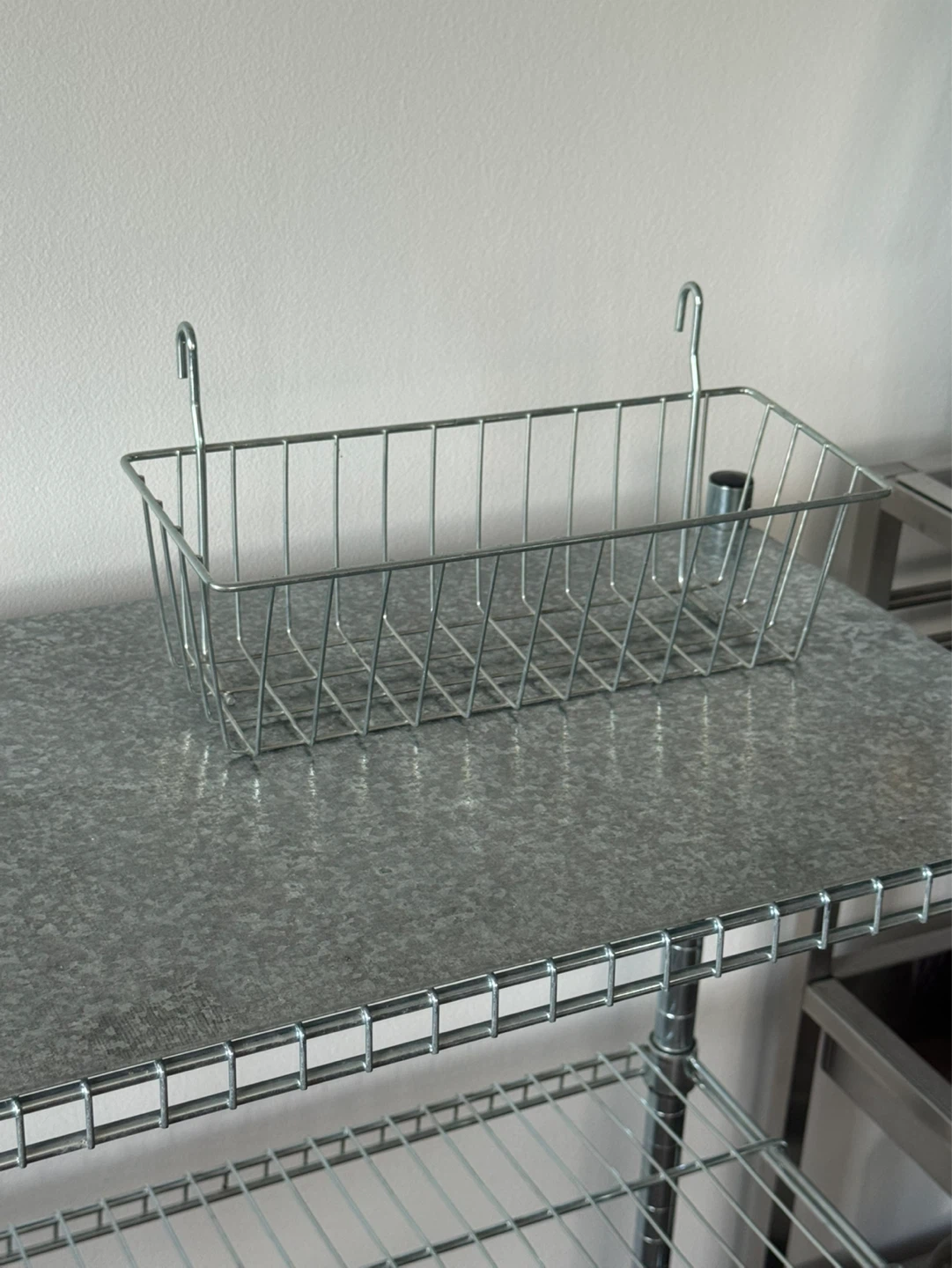 IKEA OMAR Shelf unit, galvanized, 36 1/4x14x37" - photo 2