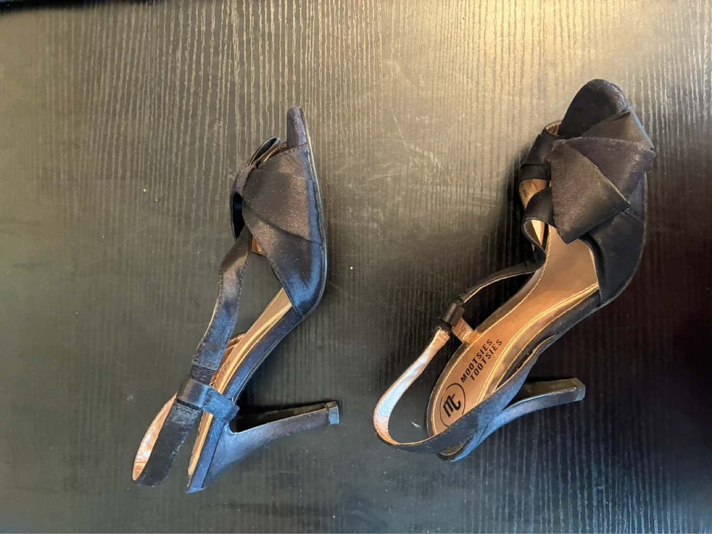 MOOTSIES TOOTSIES Black Heels with Bows - photo 2