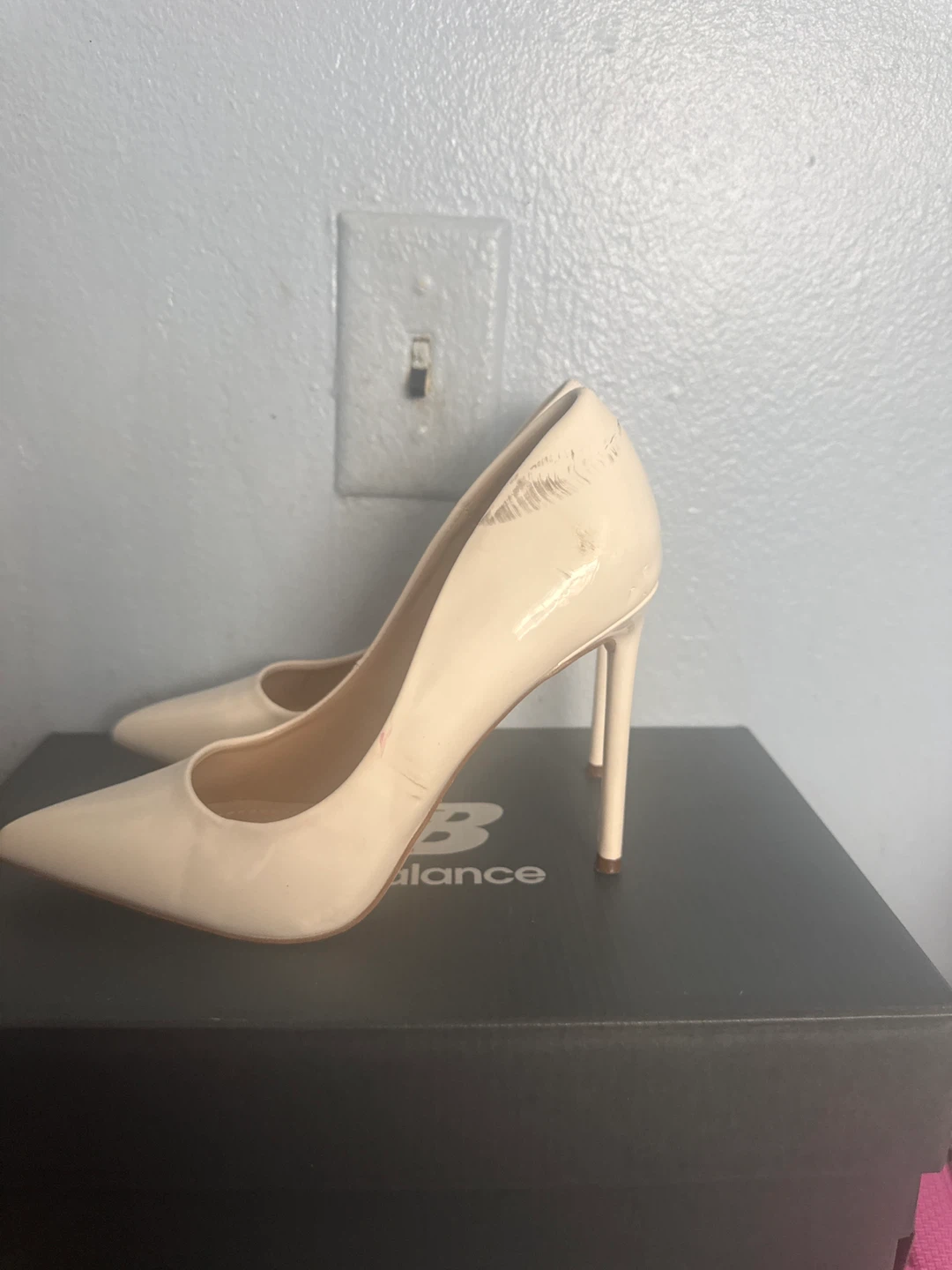Women's Black Suede Platform Heels