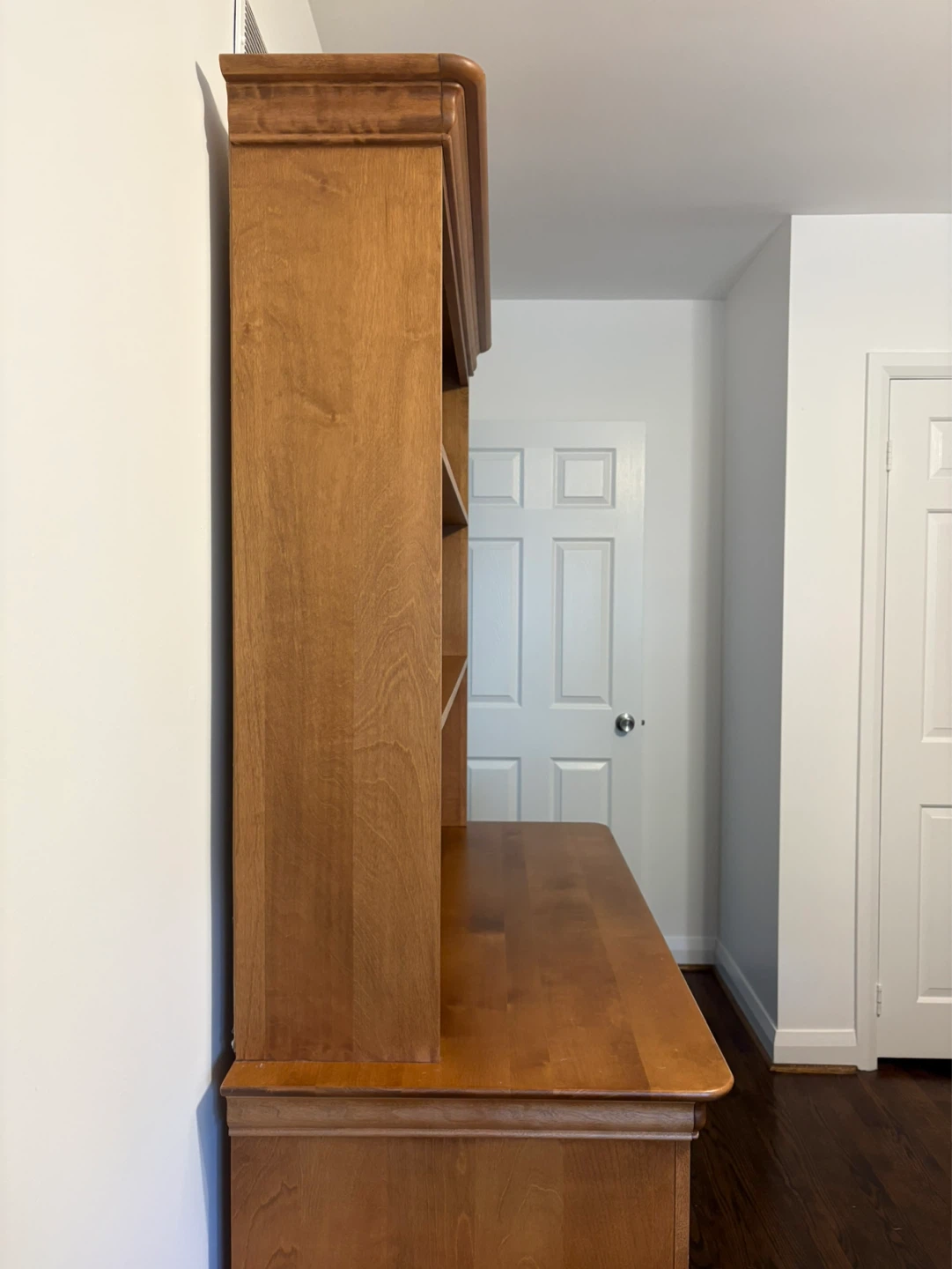 Solid Wood Desk with Hutch and Drawers - photo 3