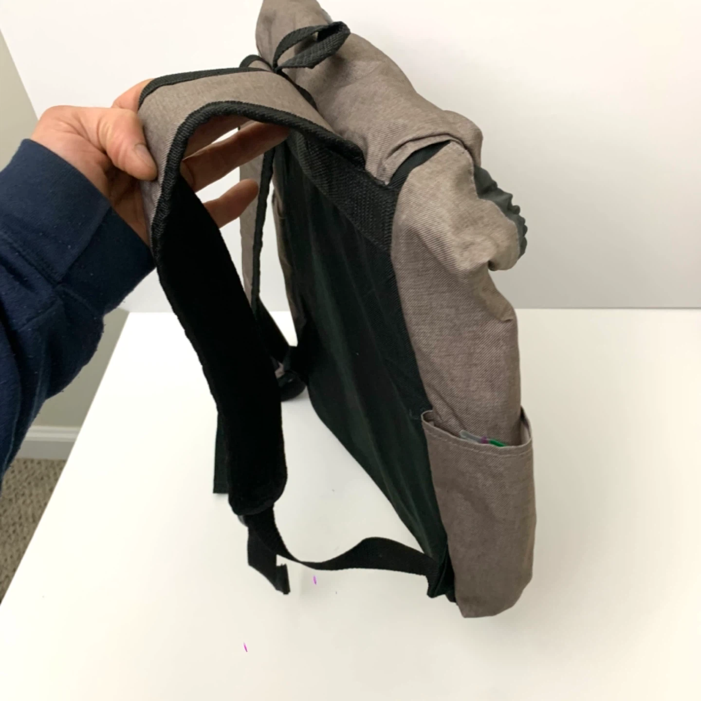 Backpack Schneider Electric Travel Bag Brown Drawstring Pack - photo 3