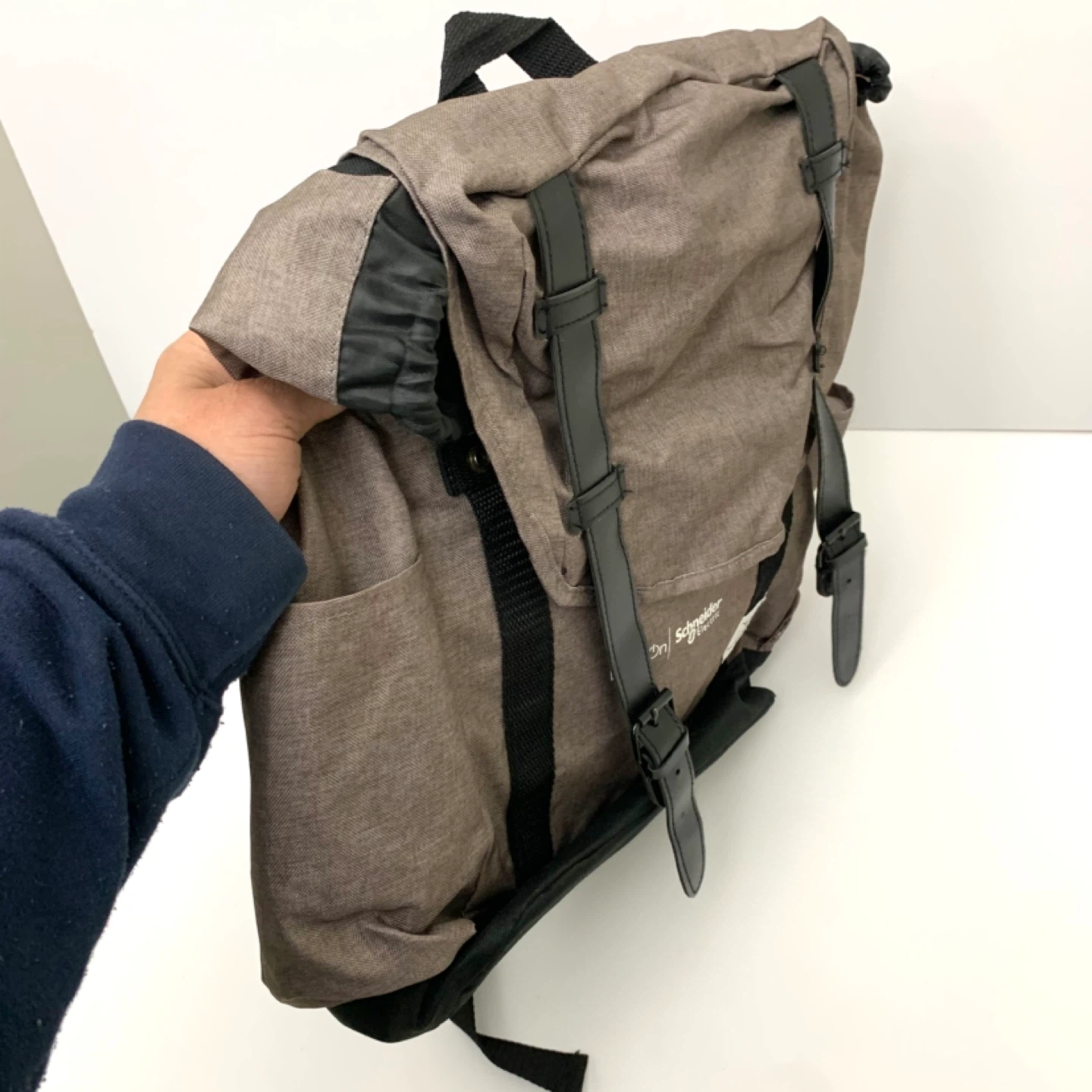 Backpack Schneider Electric Travel Bag Brown Drawstring Pack - photo 4