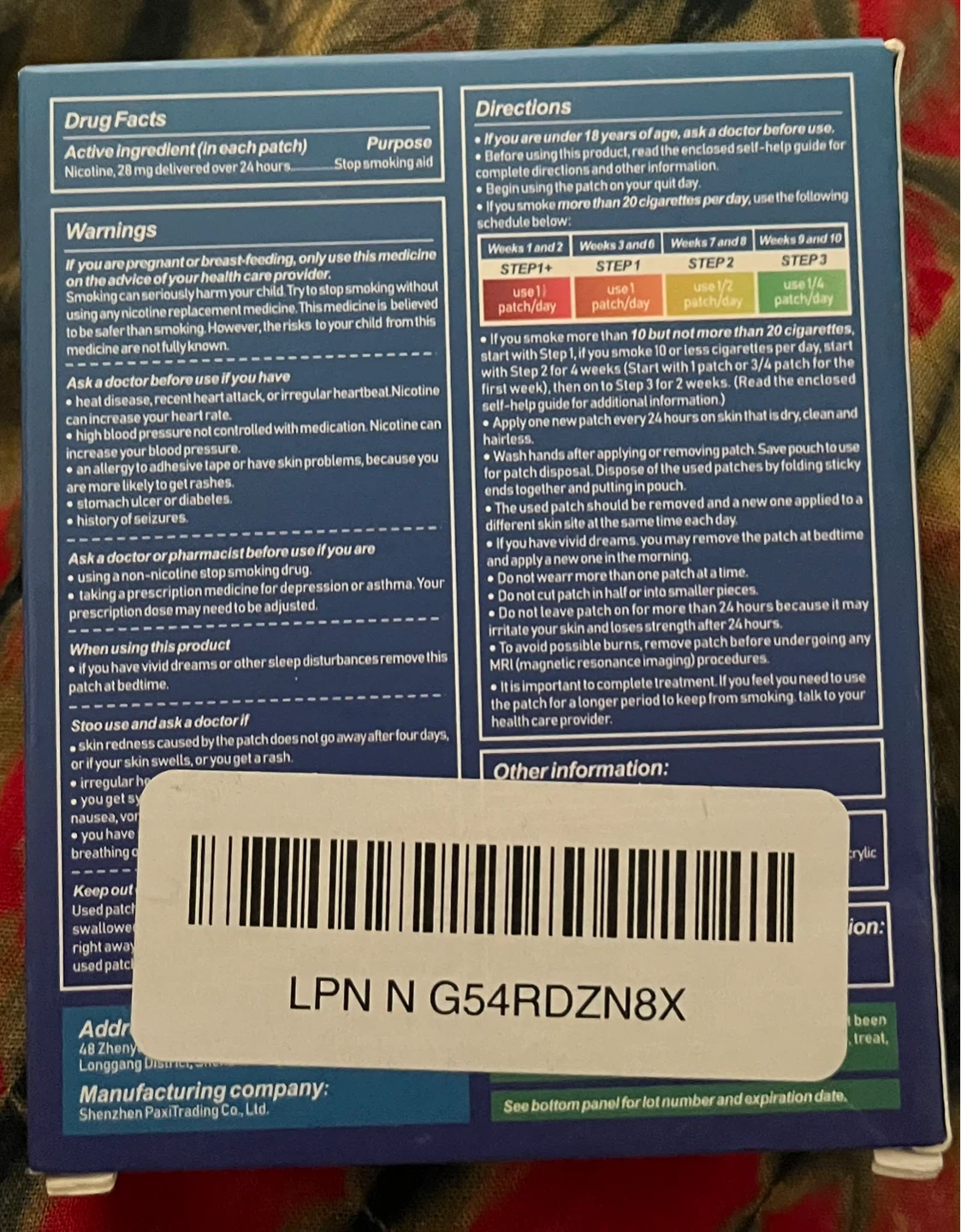 Quit Smoking Nicotine Patches - Step 1, 2, 3 (30 Patches) - photo 2