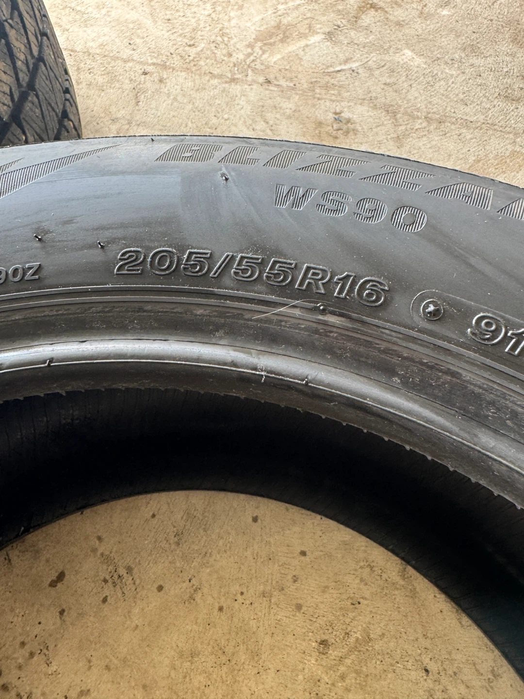 205/55r16 Bridgestone set of four all season tires - photo 5