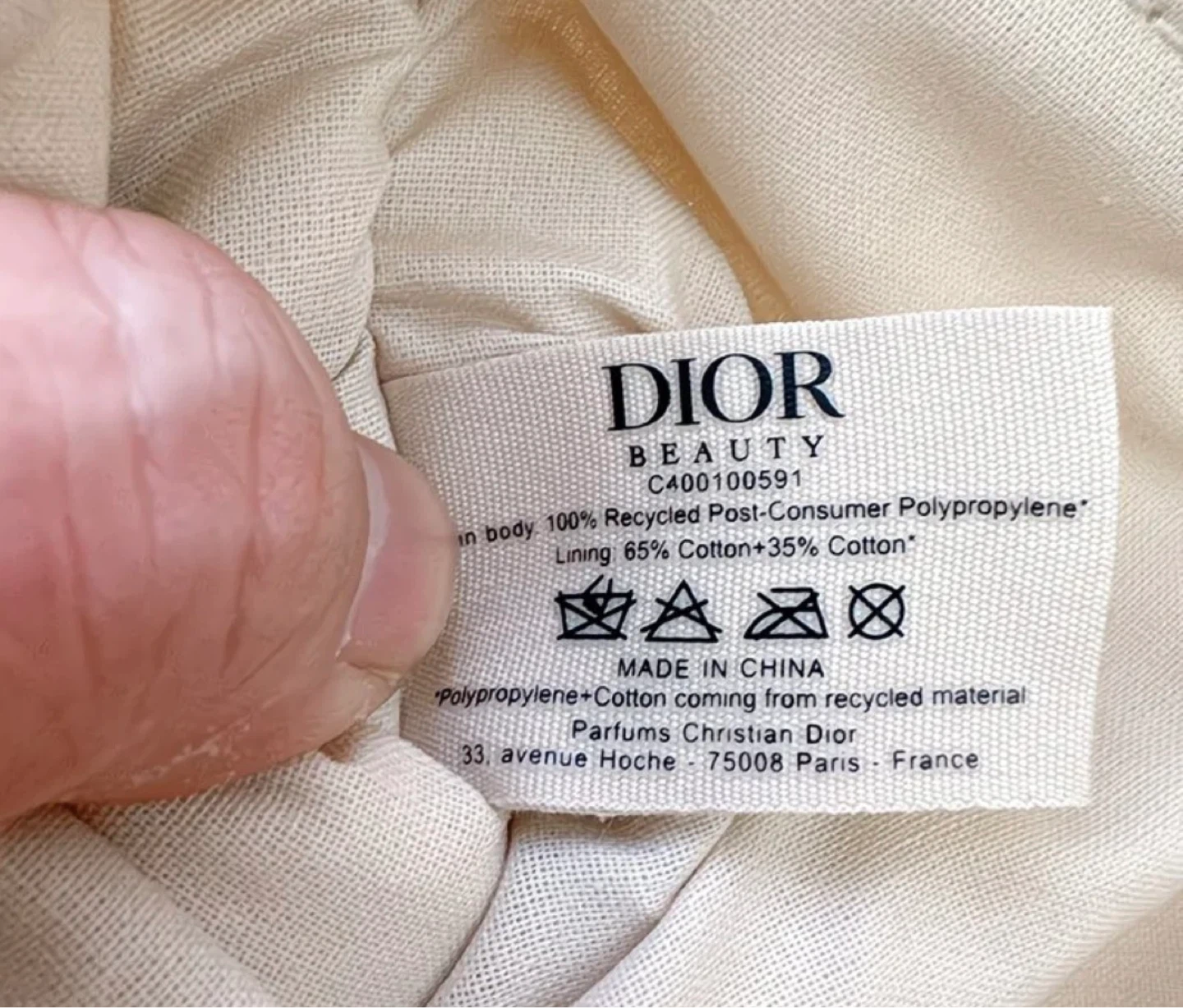 Dior cosmetics bag - photo 3