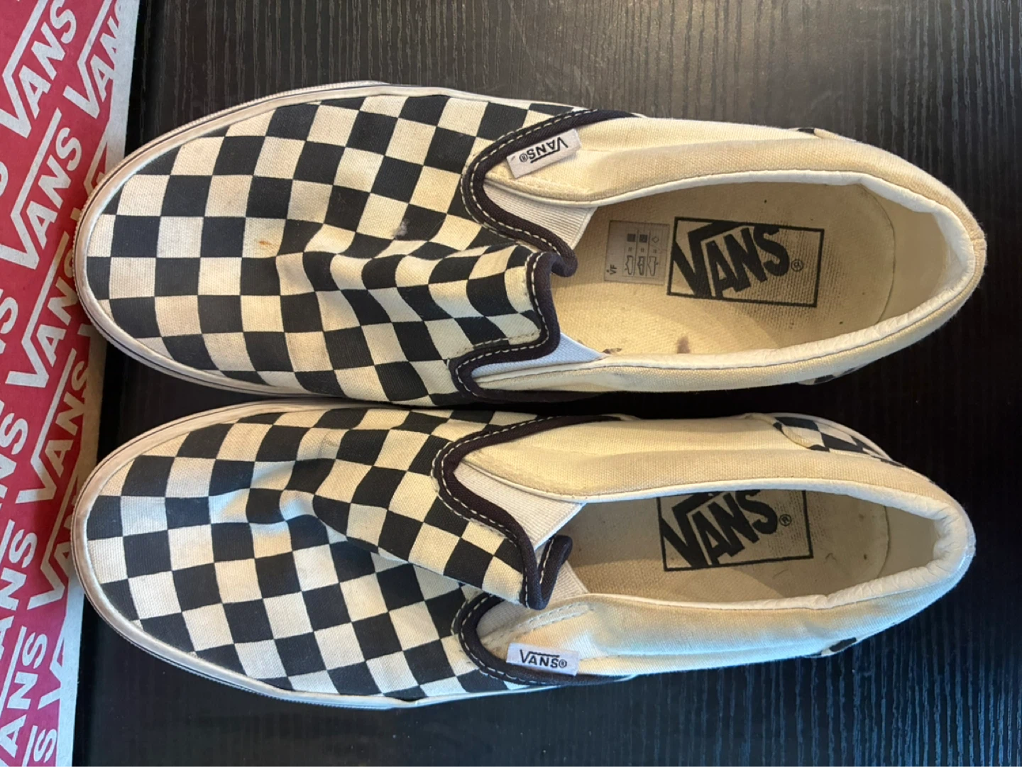 Vans Checkerboard Slip-On Shoes