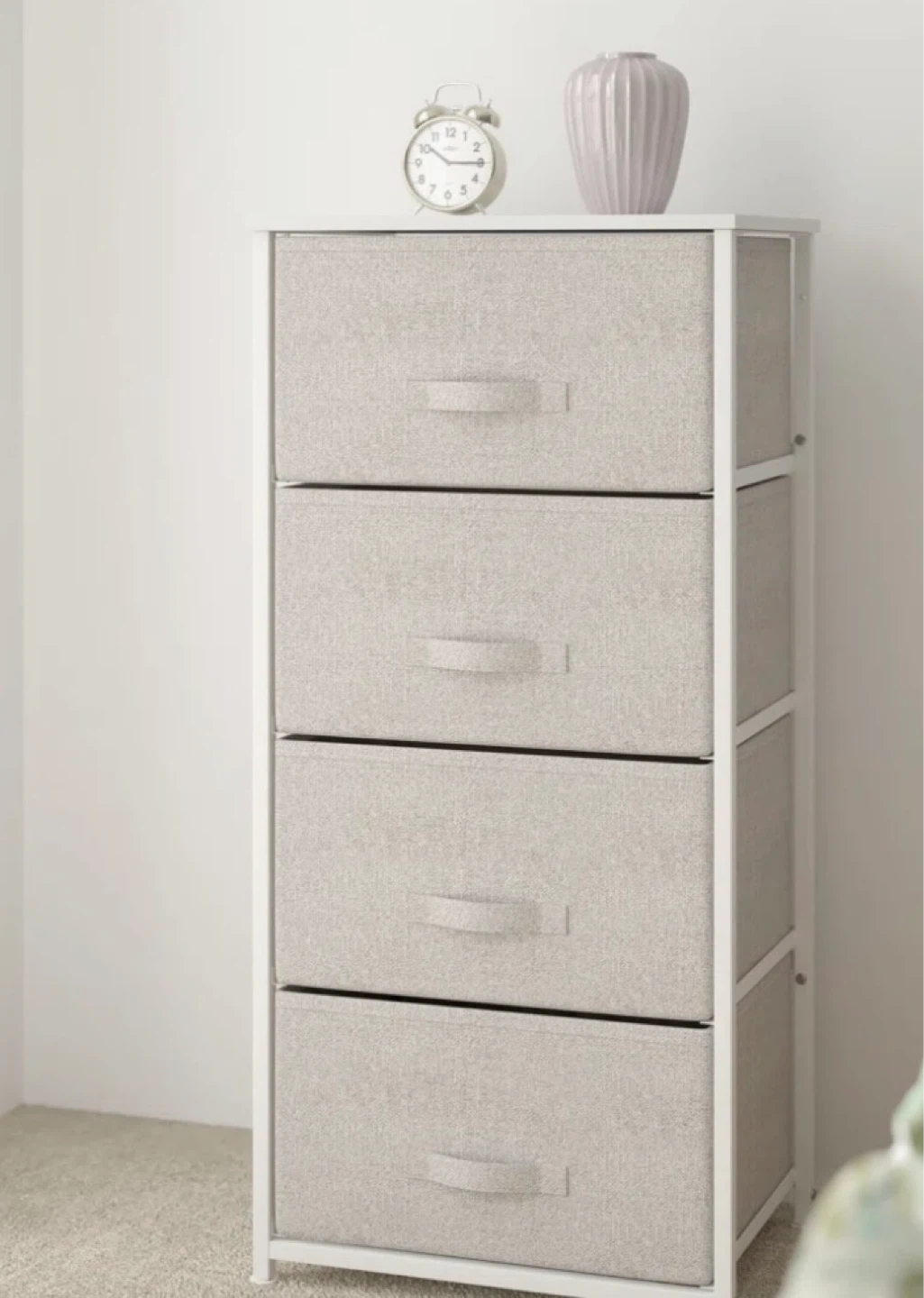 4-Drawer Fabric Dresser