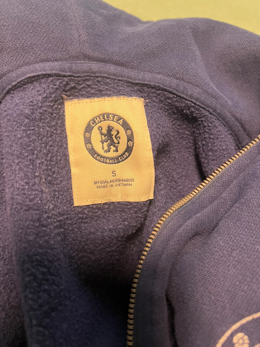 Chelsea Football Club Zip-Up Hoodie - Size S - photo 3