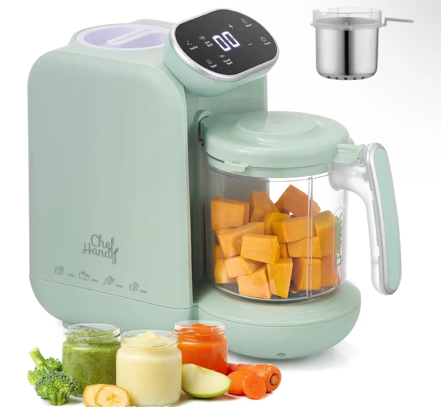 New Chefhandy Baby Food Maker Steamer Blender and Warmer