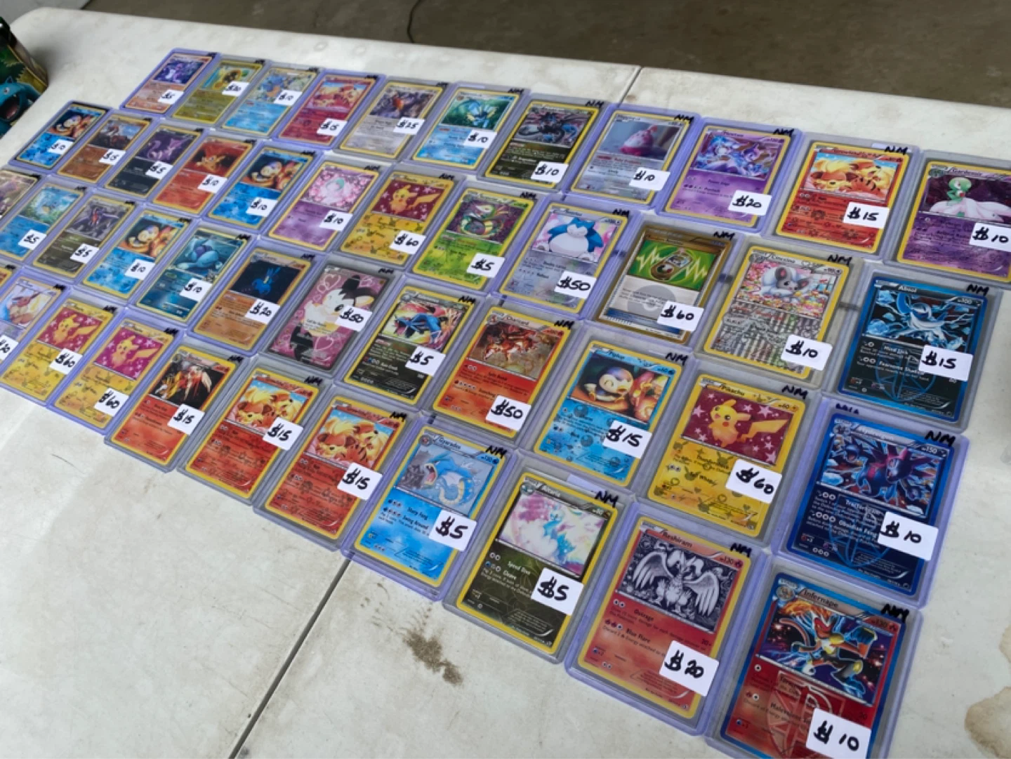 Pokémon cards singles NM