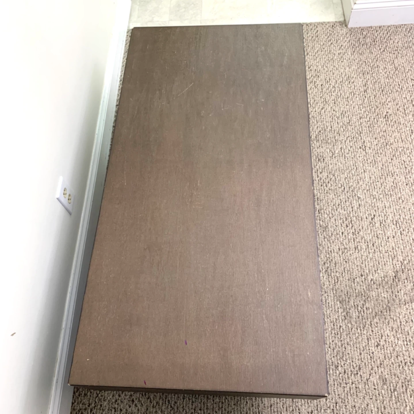 Coffee Table Storage Table Dark Brown Living Room Furniture - photo 4