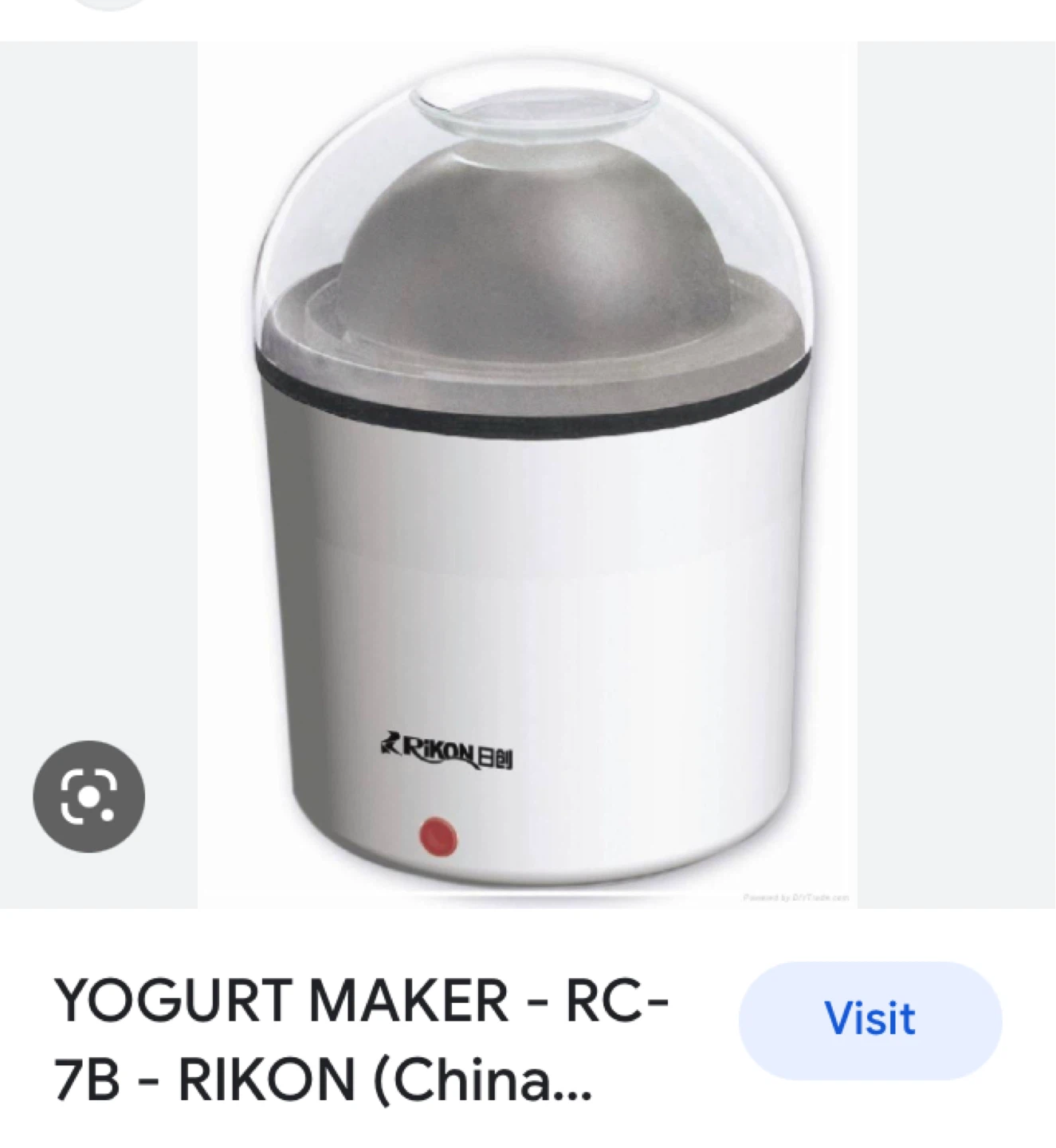 Rikon Yogurt Maker - RC-7B in box