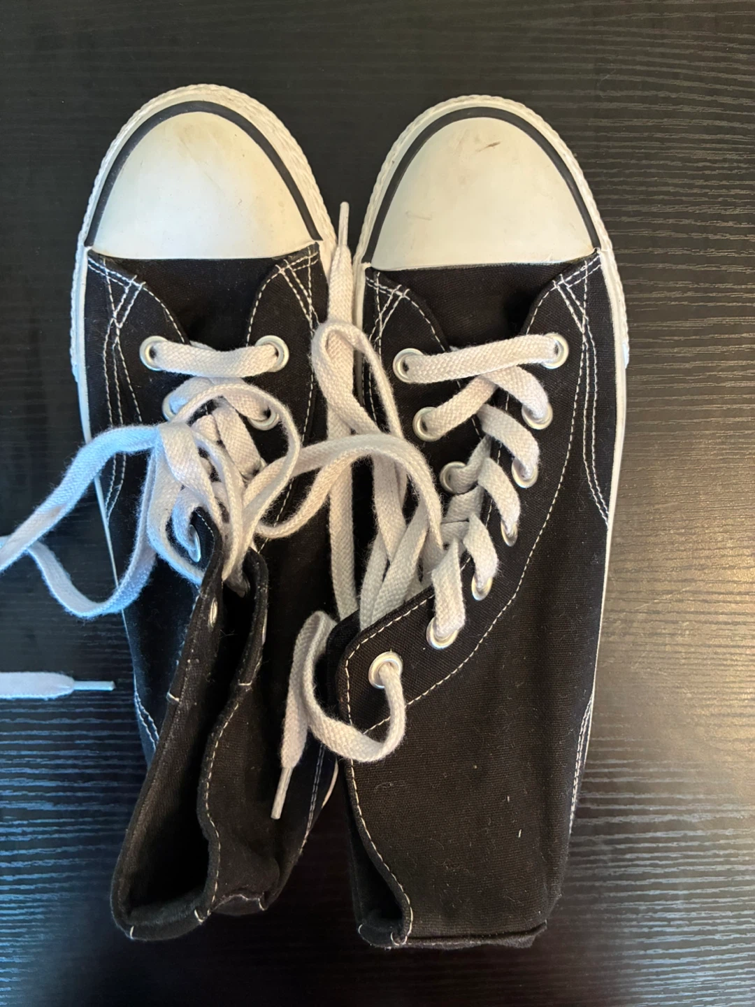Airwalk Black High-Top Canvas Sneakers - photo 3