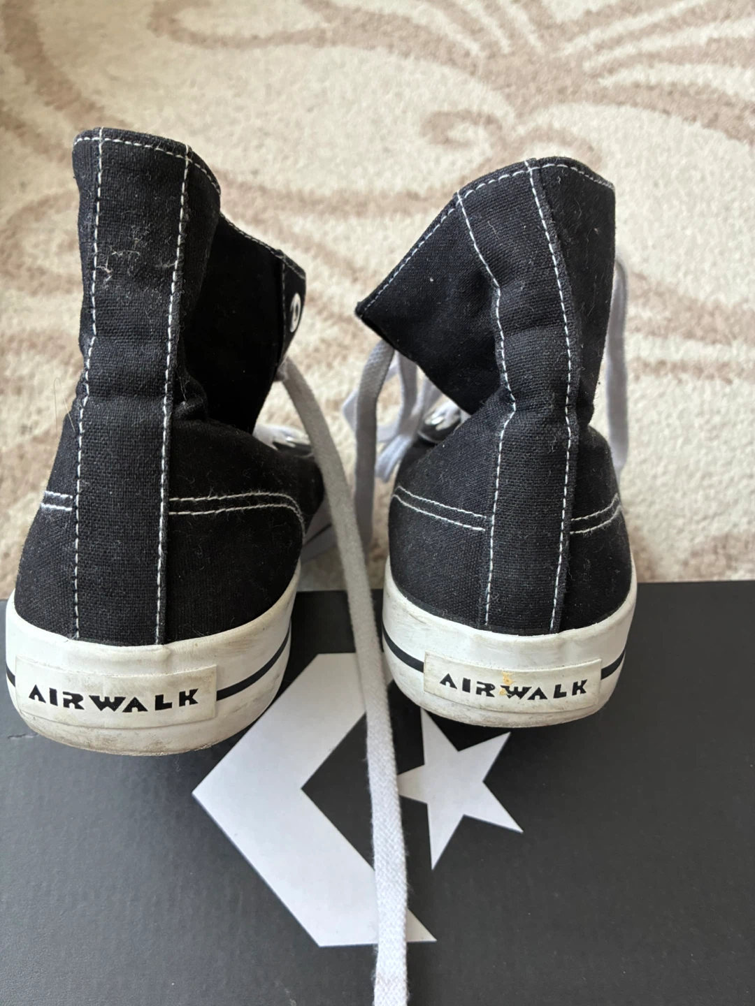 Airwalk Black High-Top Canvas Sneakers - photo 2