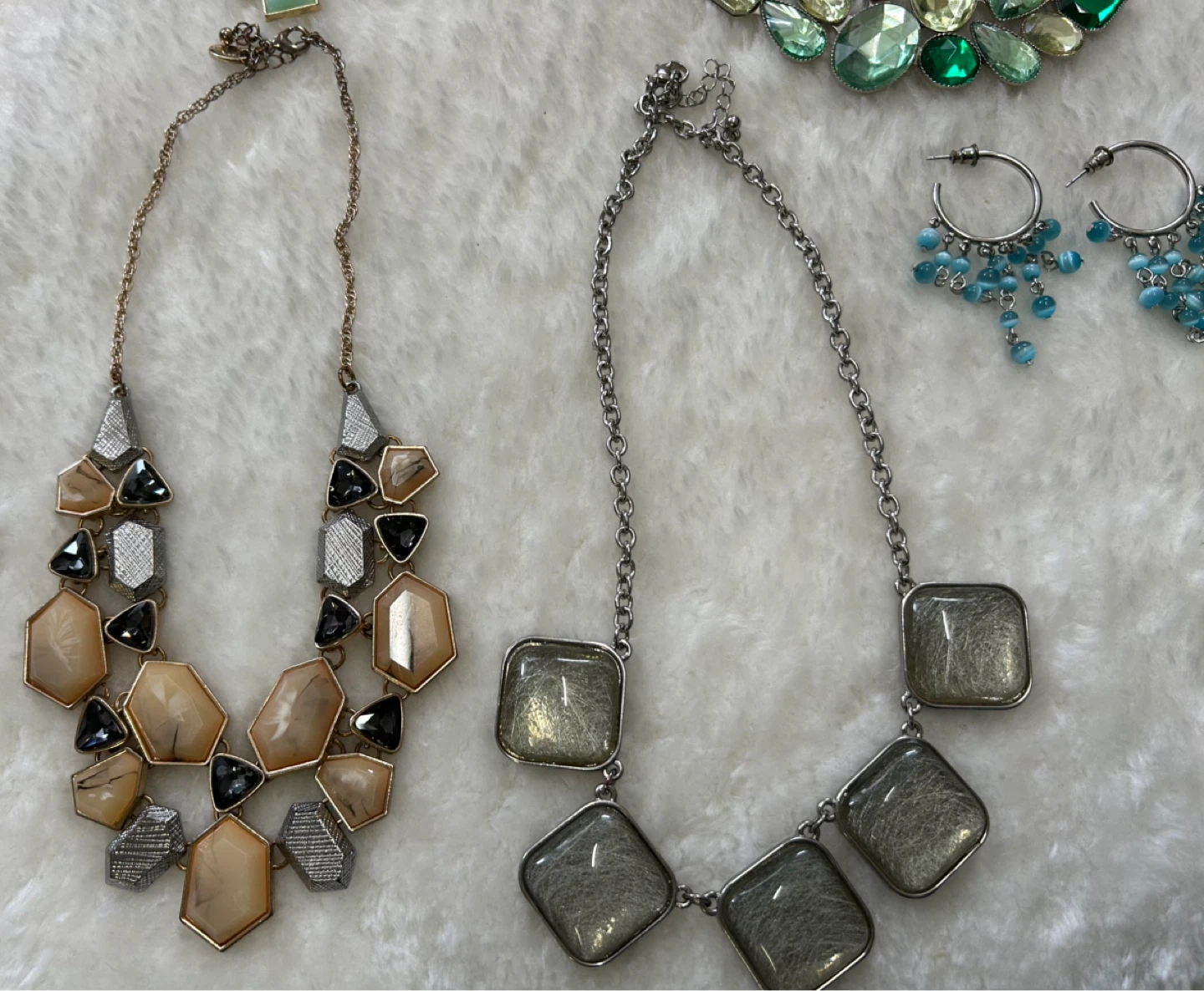 Assorted Costume Jewellery Necklaces and Earrings Set - photo 3