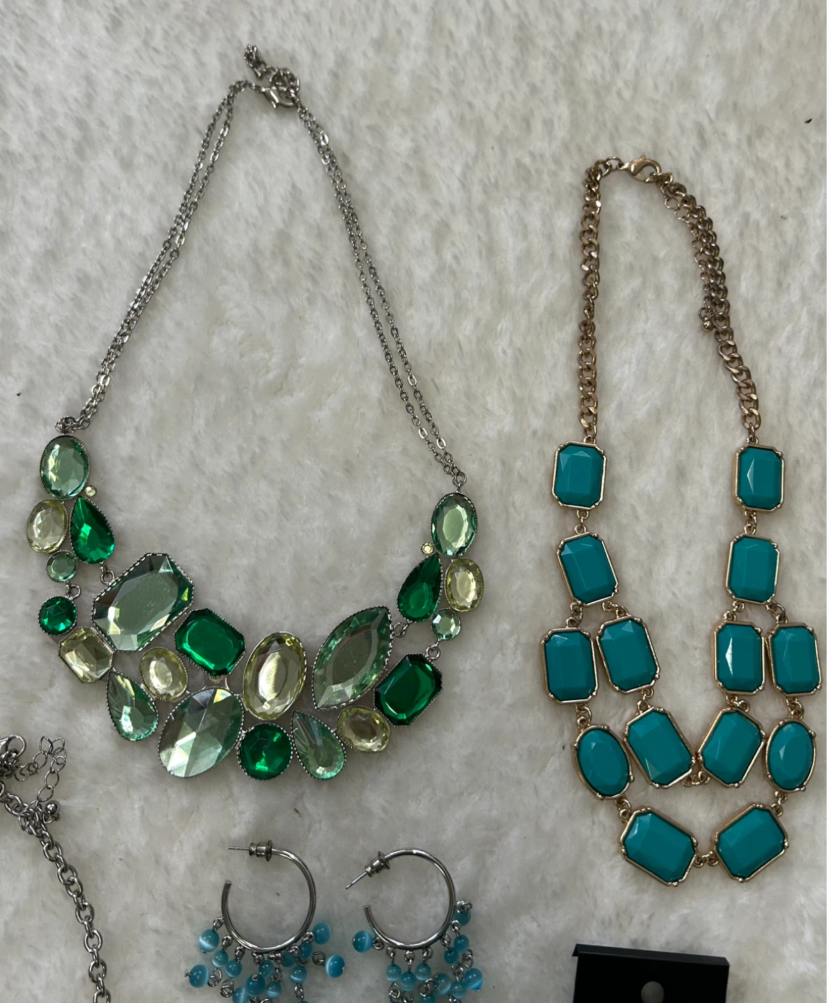 Assorted Costume Jewellery Necklaces and Earrings Set - photo 2