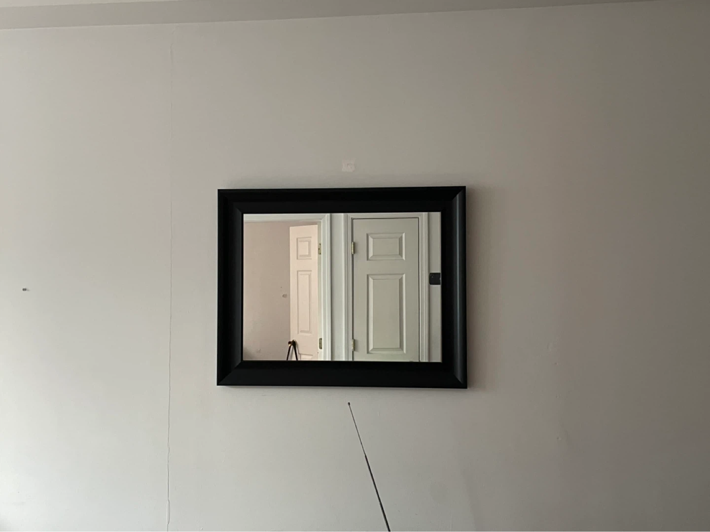 Black Framed Wall Mirror - photo 2