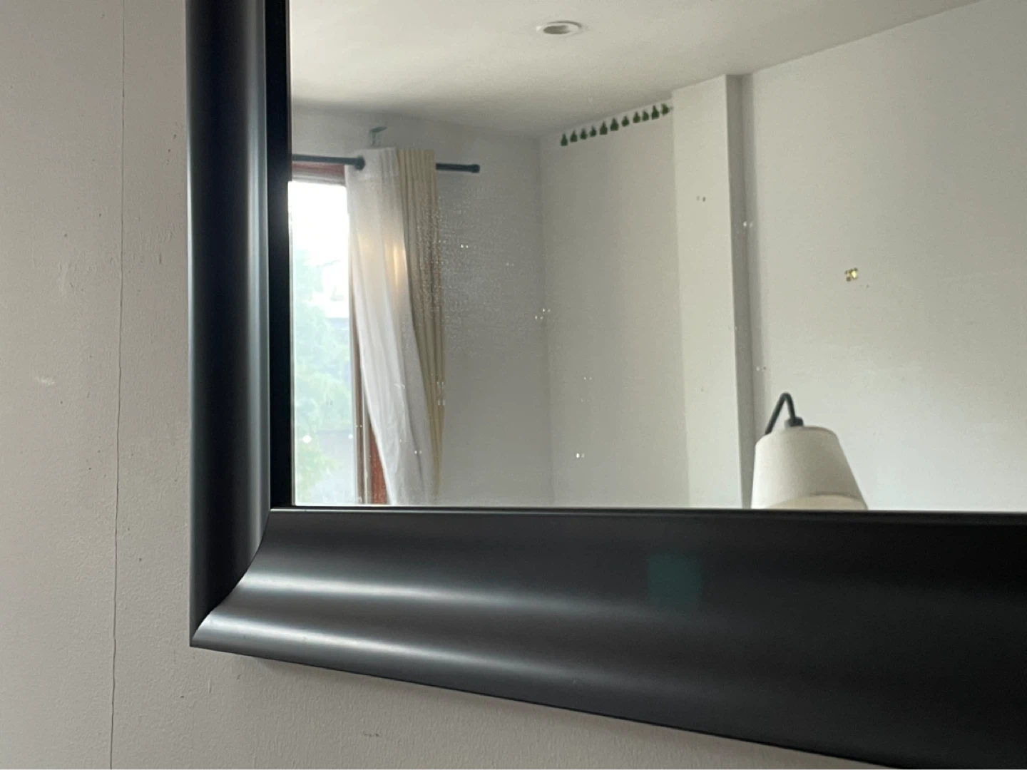 Black Framed Wall Mirror - photo 4